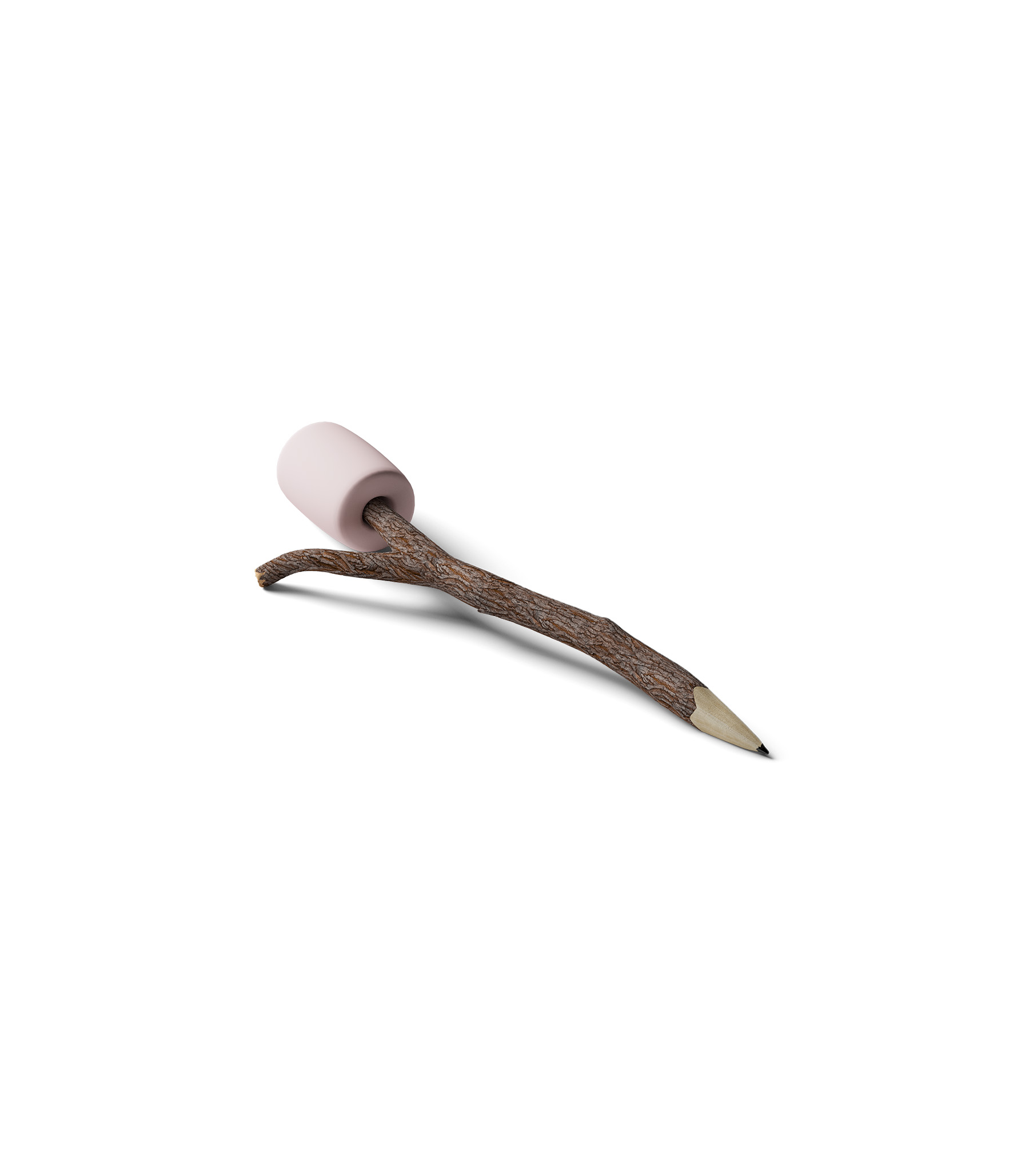 Mockup bamboo pencil v1 isometric Mockup Bamboo Pencil V1 Isometric