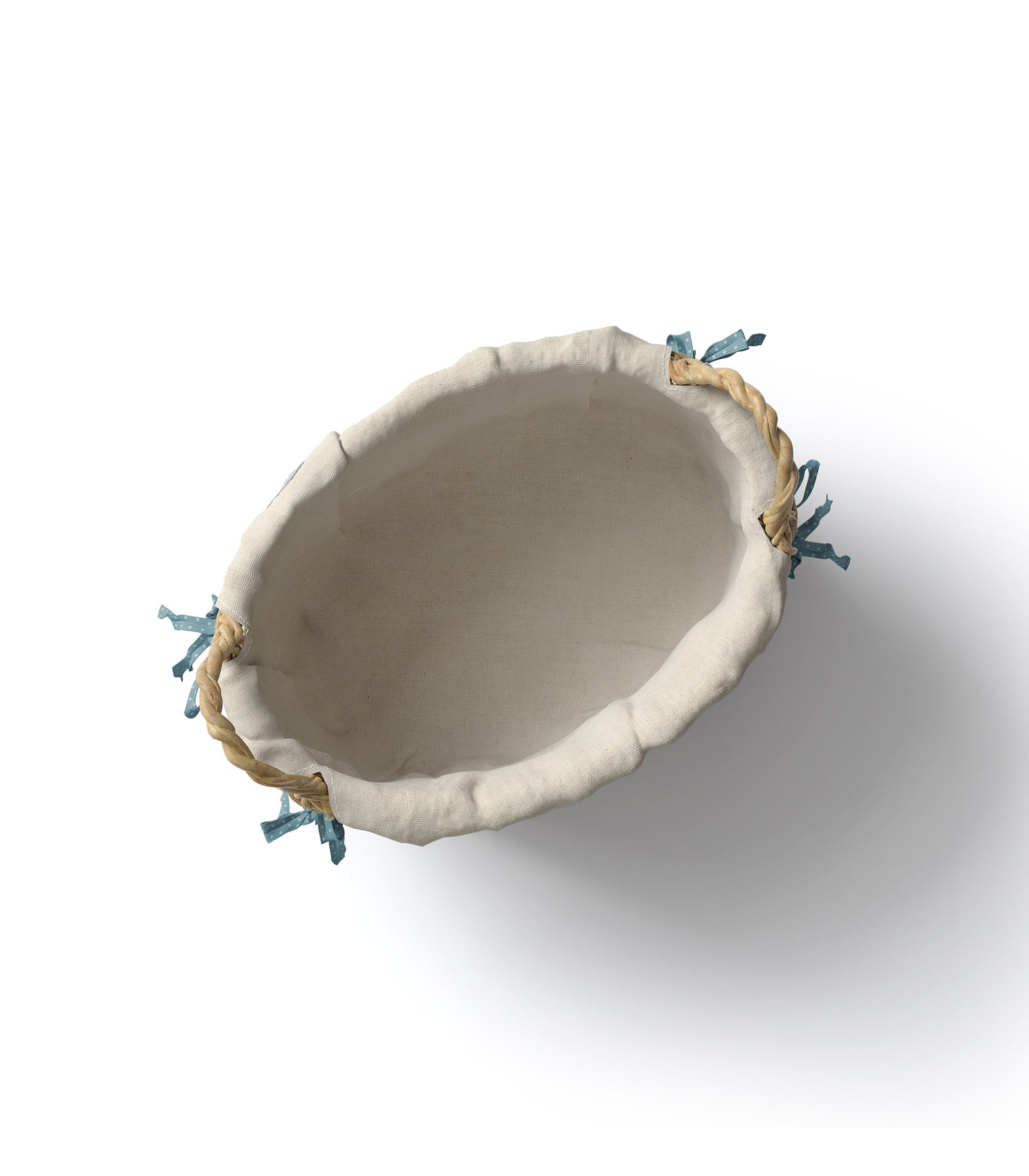 Mockup basket with cloth inside top Mockup Basket With Cloth Inside Top