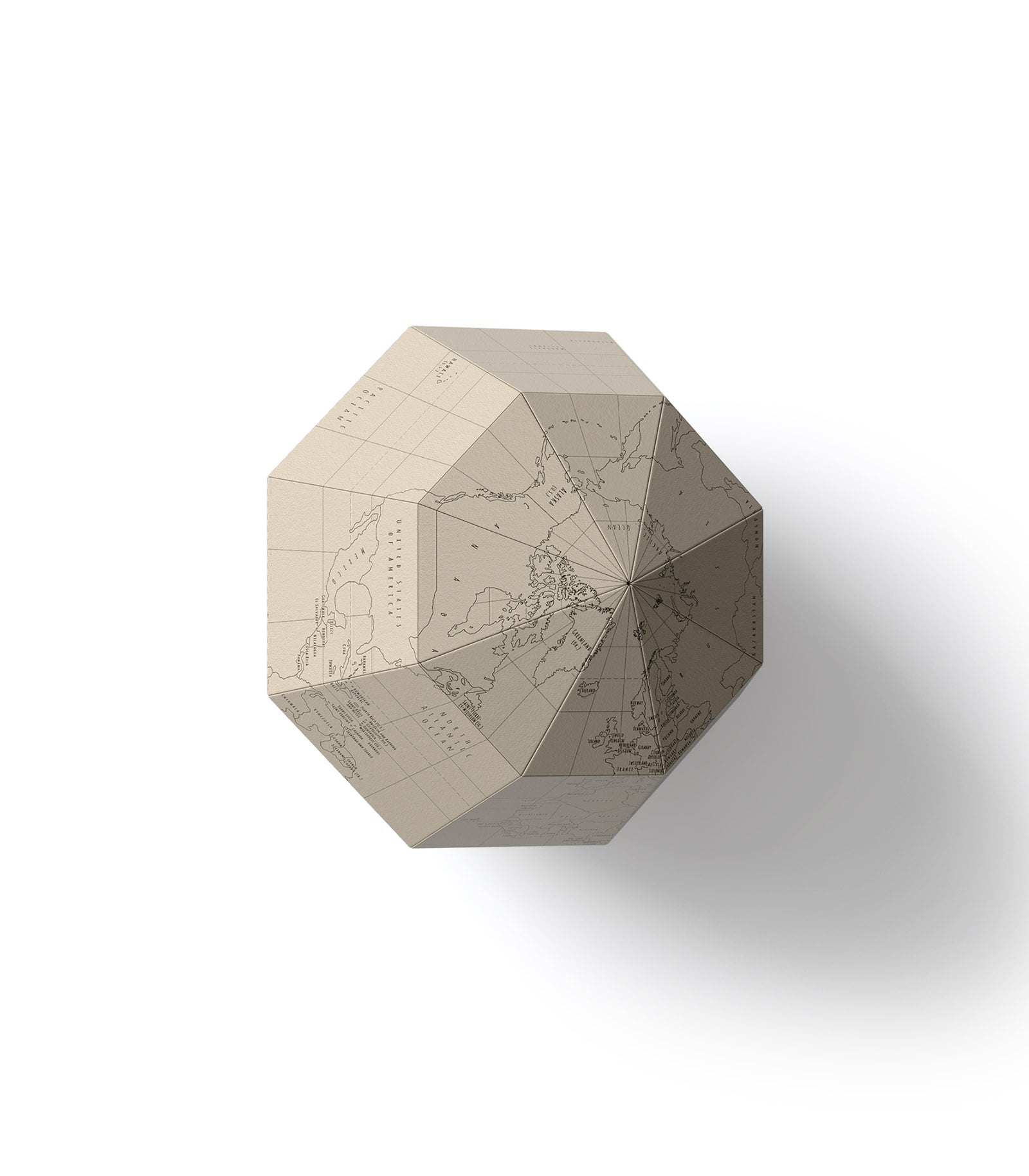 Mockup beige globe top Mockup Beige Globe Top