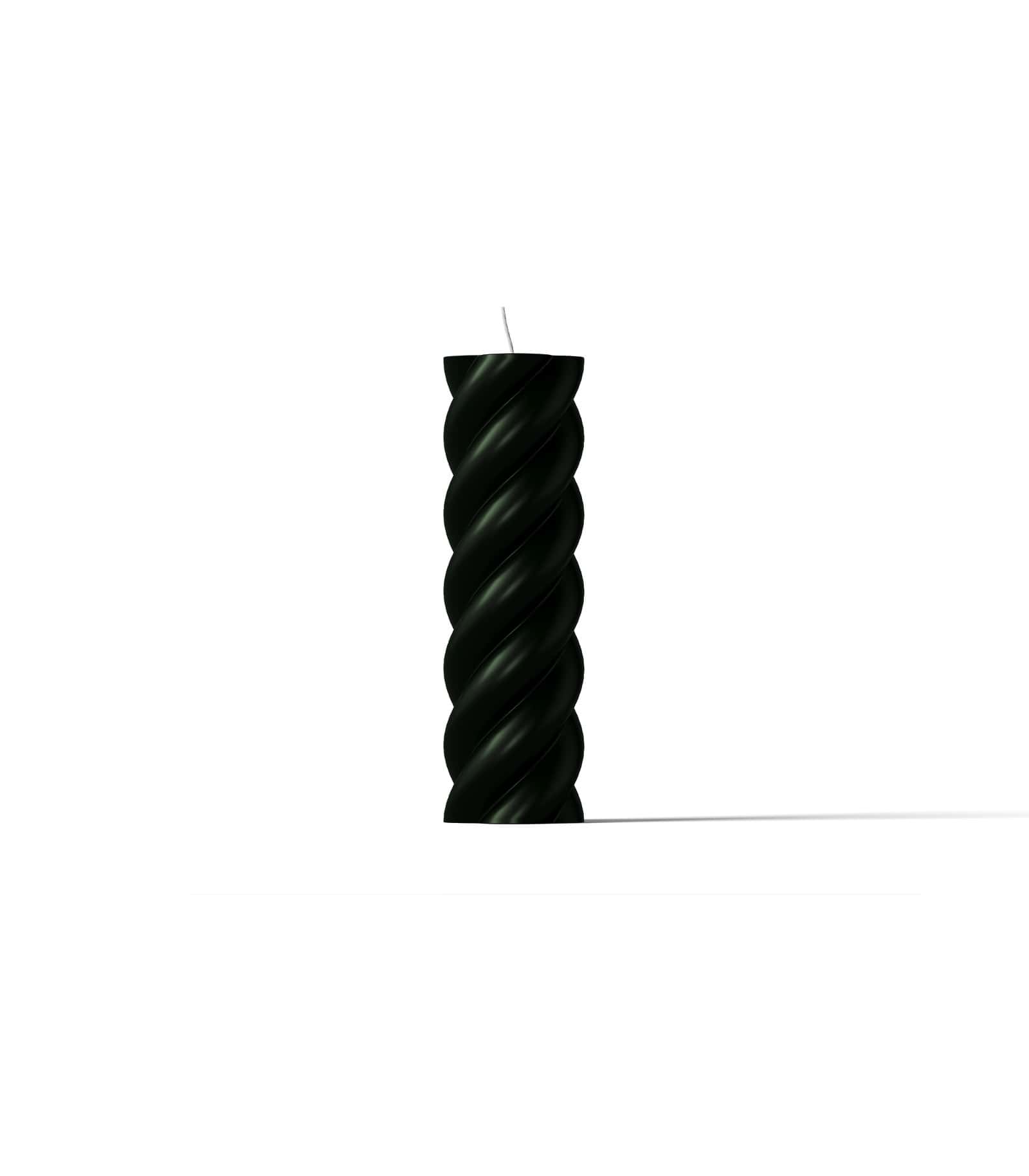 Mockup black candle front Mockup Black Candle Front