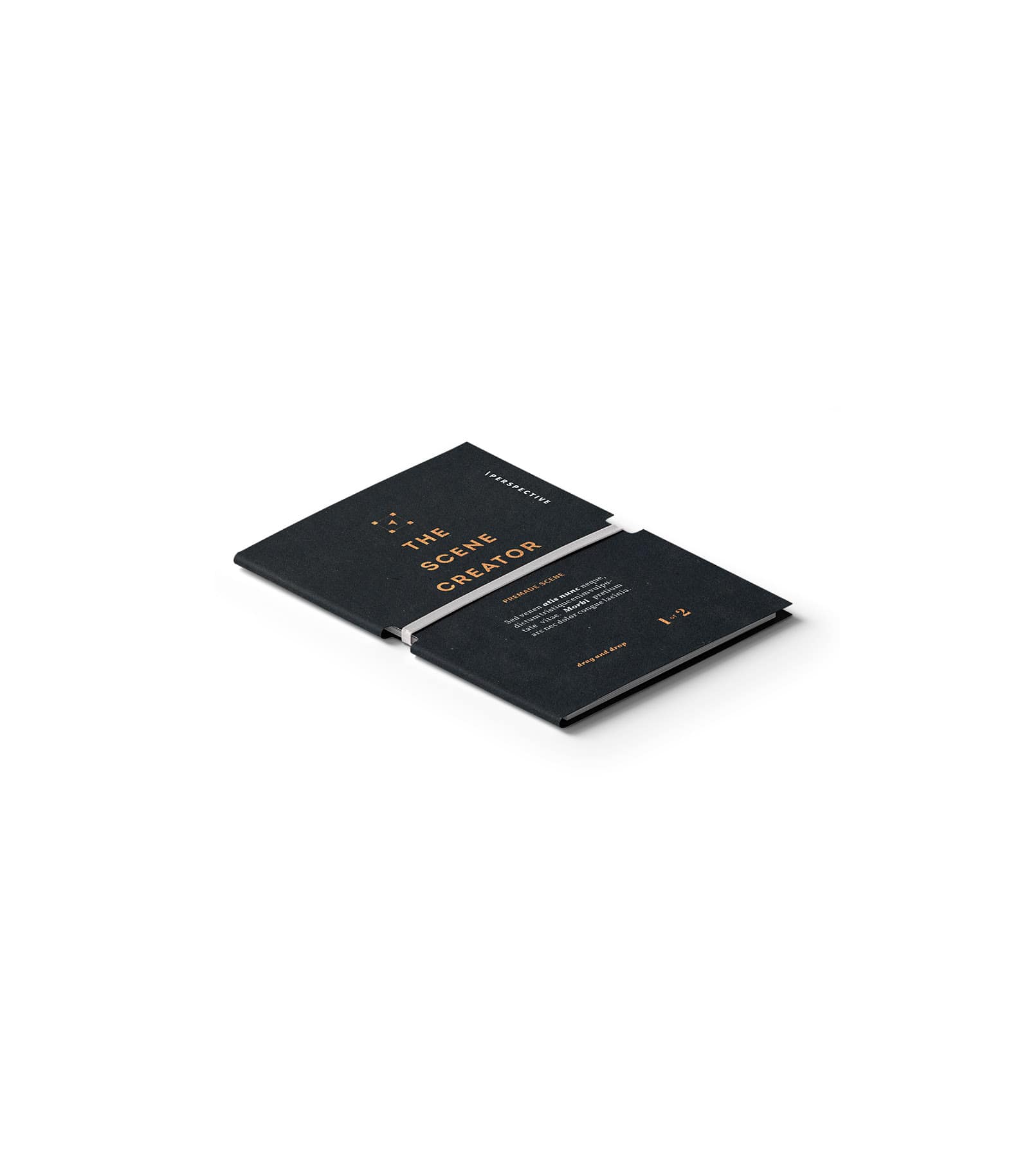 Mockup black folder isometric v1 Mockup Black Folder Isometric V1