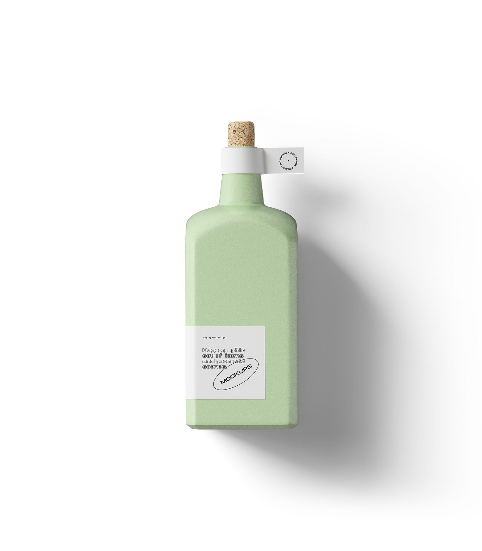 Mockup bottle v4 top Mockup Bottle V4 Top