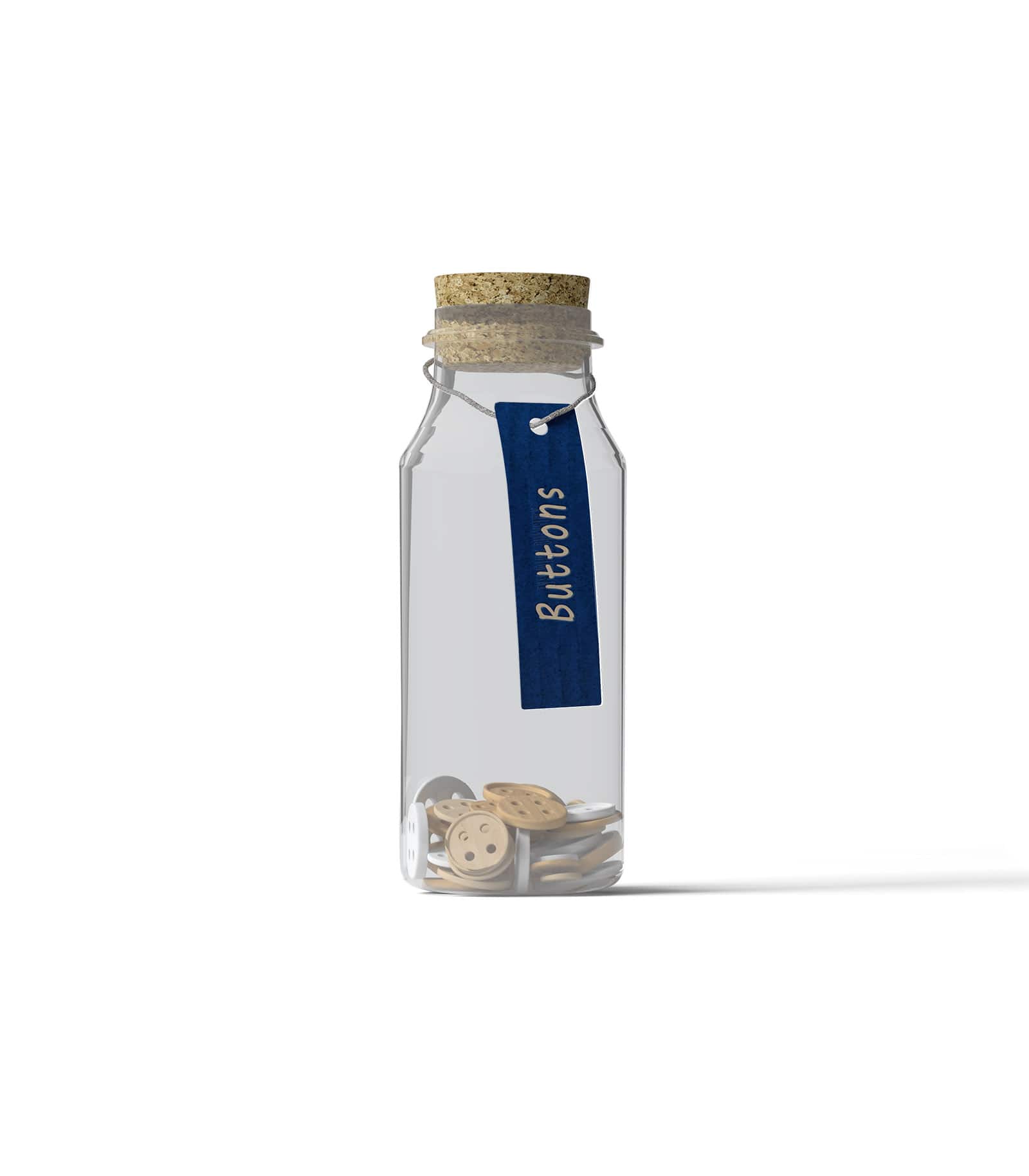 Mockup bottle with buttons front Mockup Bottle With Buttons Front