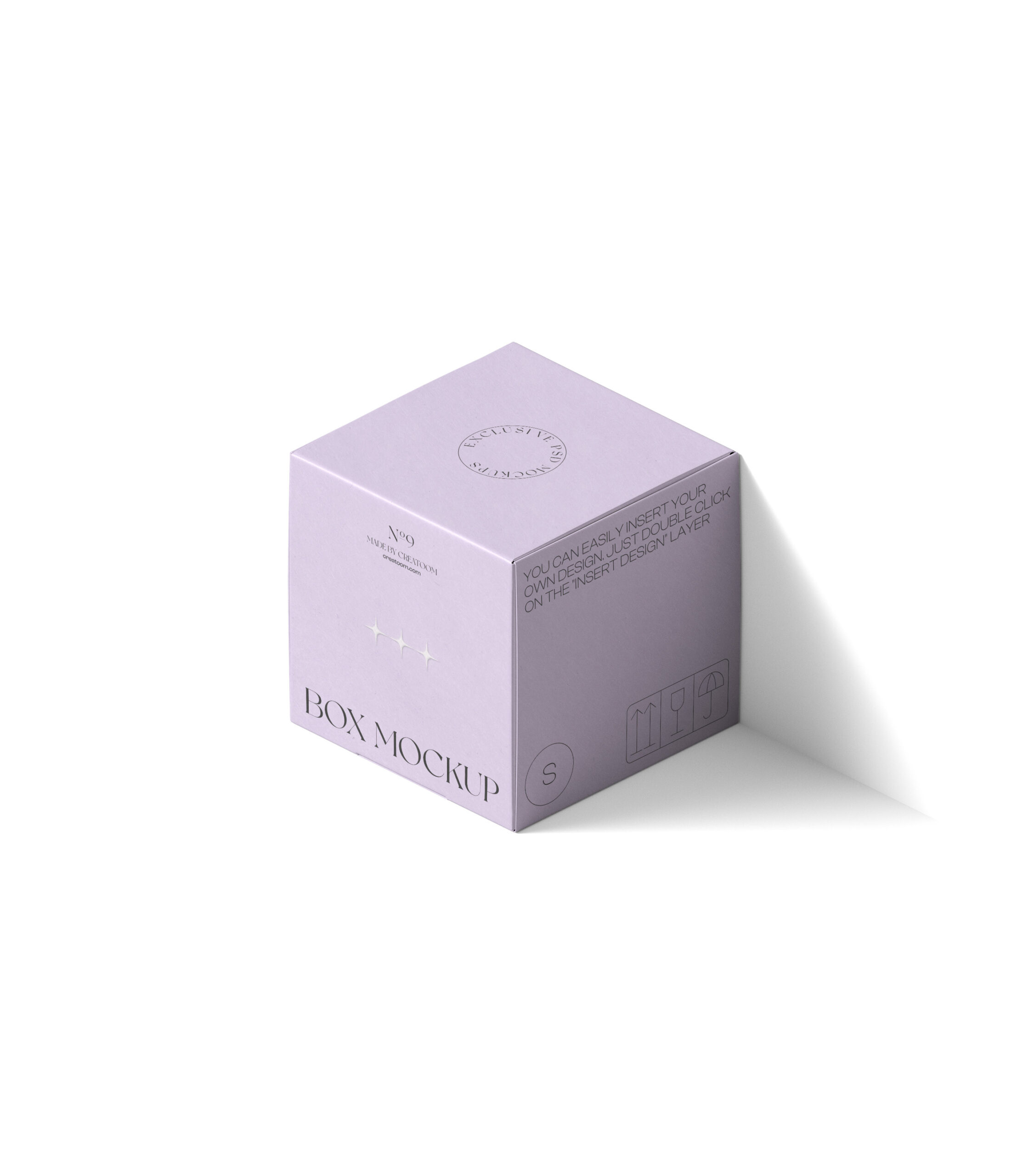 Mockup box v22 isometric Mockup Box V22 Isometric