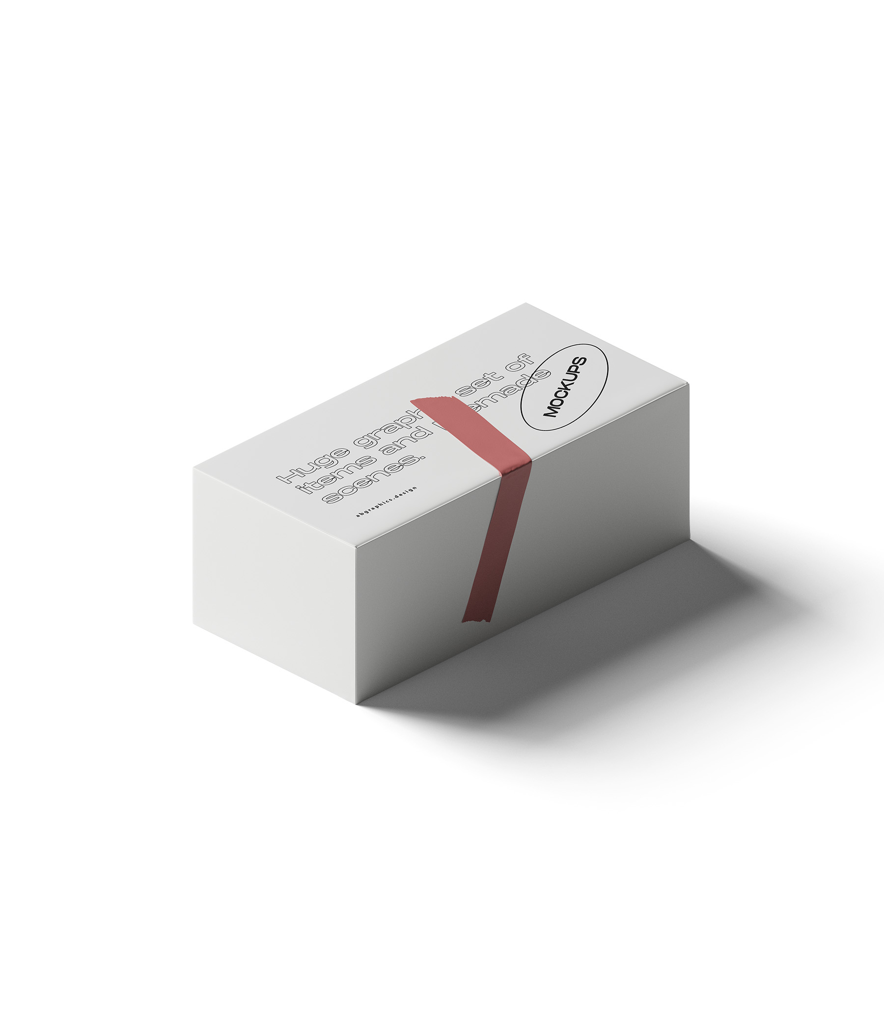 Mockup box v5 isometric Mockup Box V5 Isometric