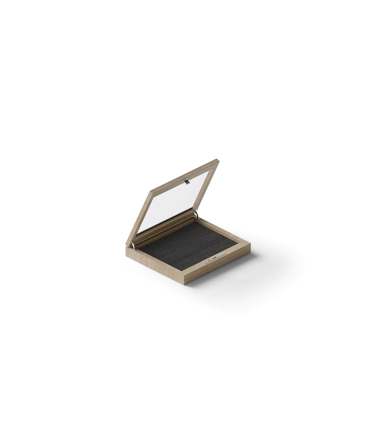 Mockup box with transparent cover isometric Mockup Box With Transparent Cover Isometric