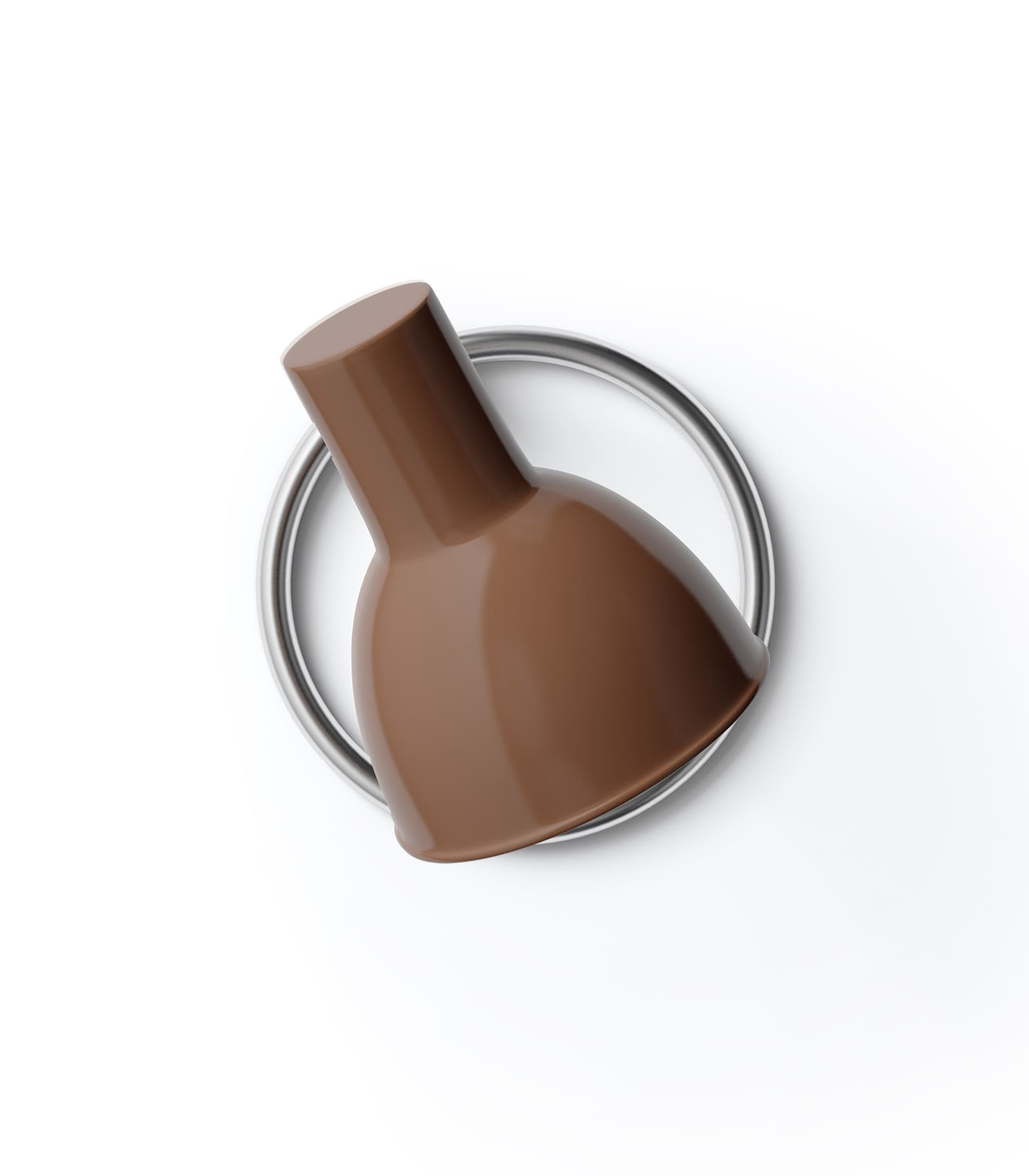 Mockup brown table lamp top Mockup Brown Table Lamp Top