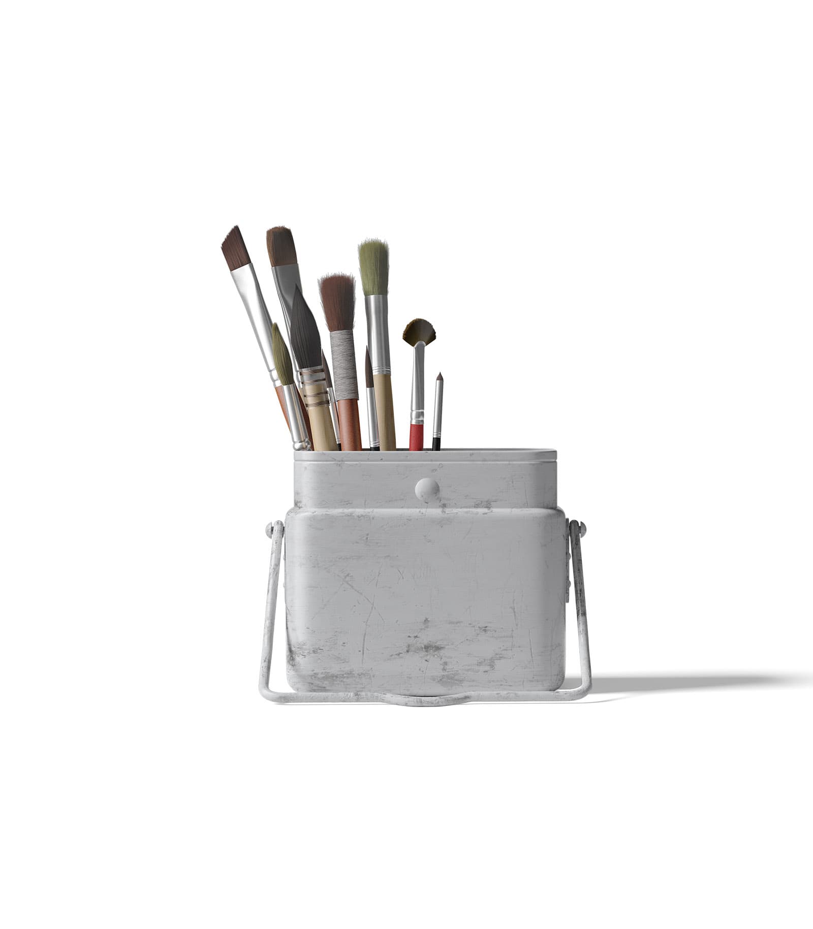 Mockup brush stand front v1 Mockup Brush Stand Front V1