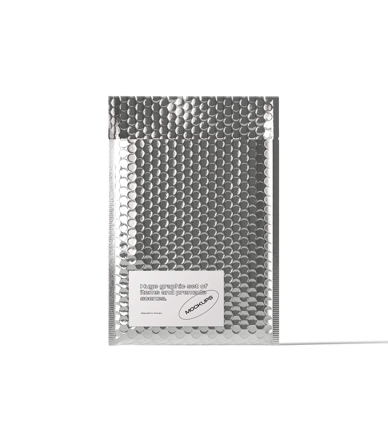 Mockup bubble wrap package v3 front Mockup Bubble Wrap Package V3 Front