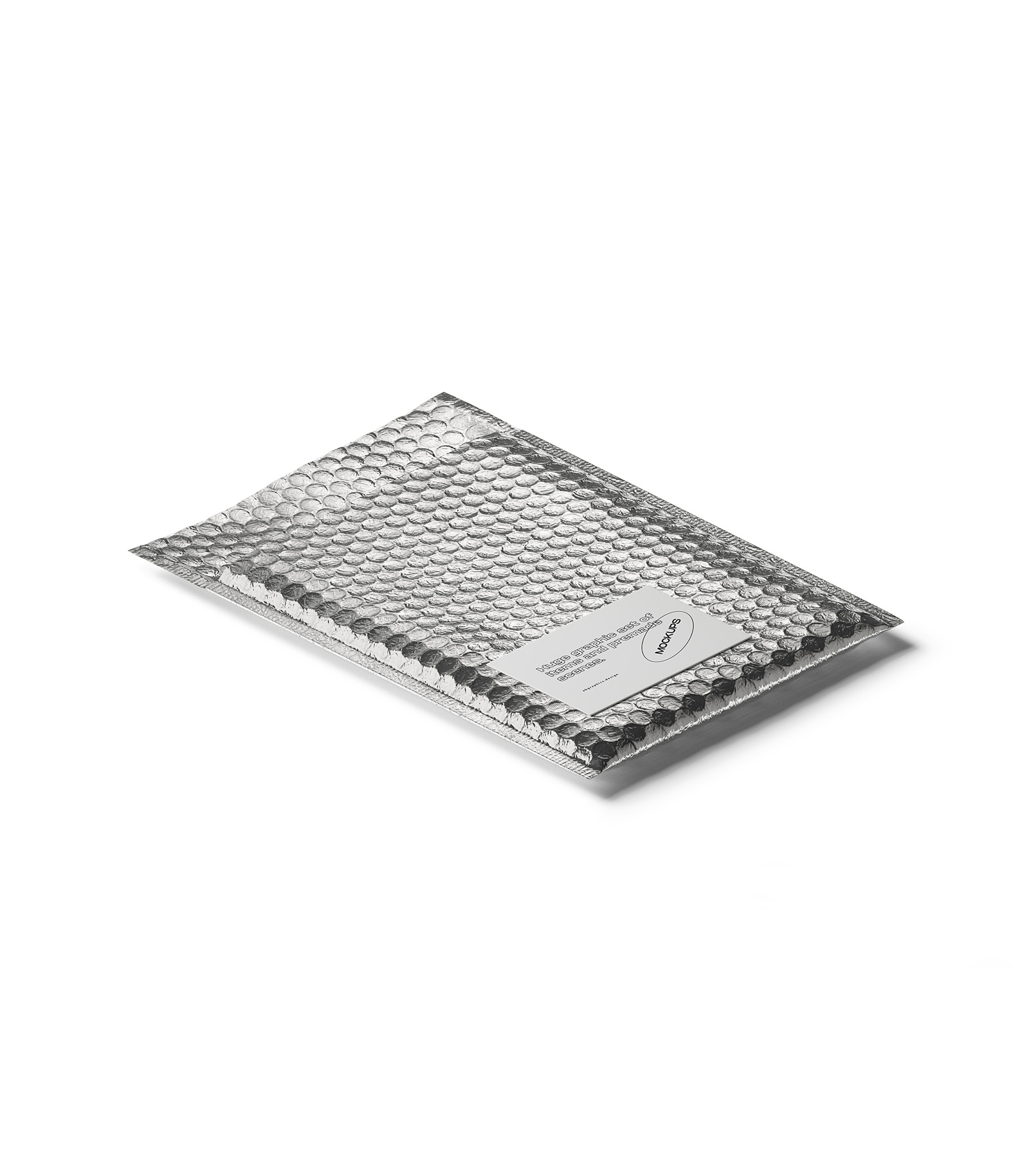 Mockup bubble wrap package v3 isometric Mockup Bubble Wrap Package V3 Isometric