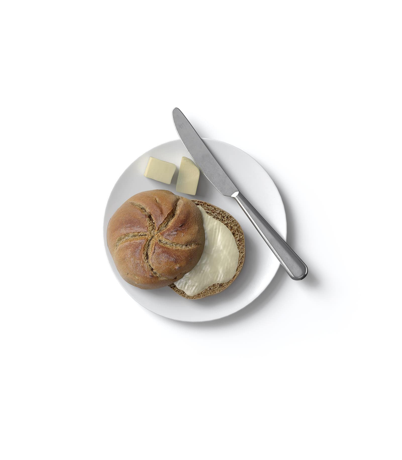 Mockup butter roll top Mockup Butter Roll Top