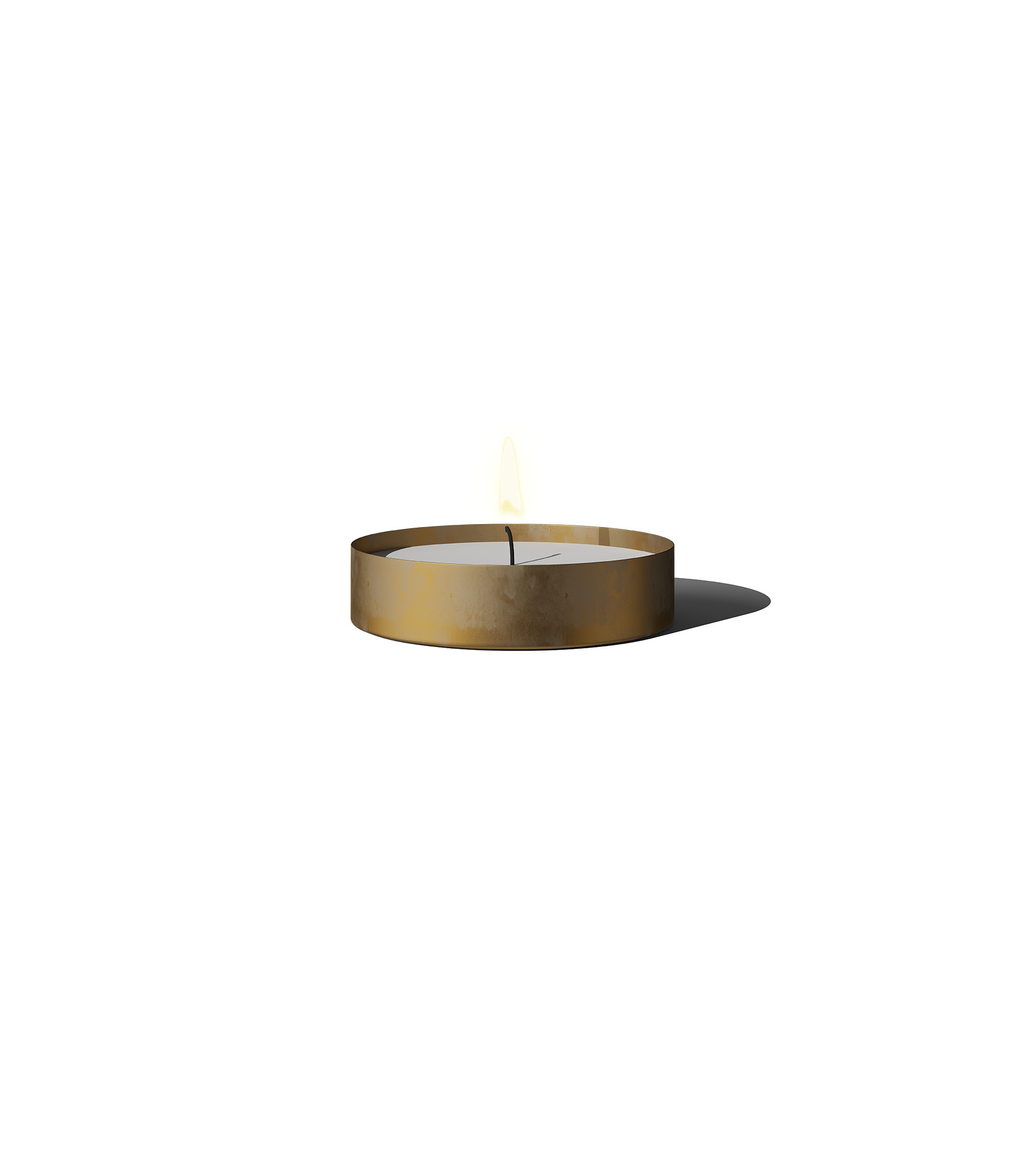 Mockup candle in candlestick v10 front view Mockup Candle In Candlestick V10 Front View