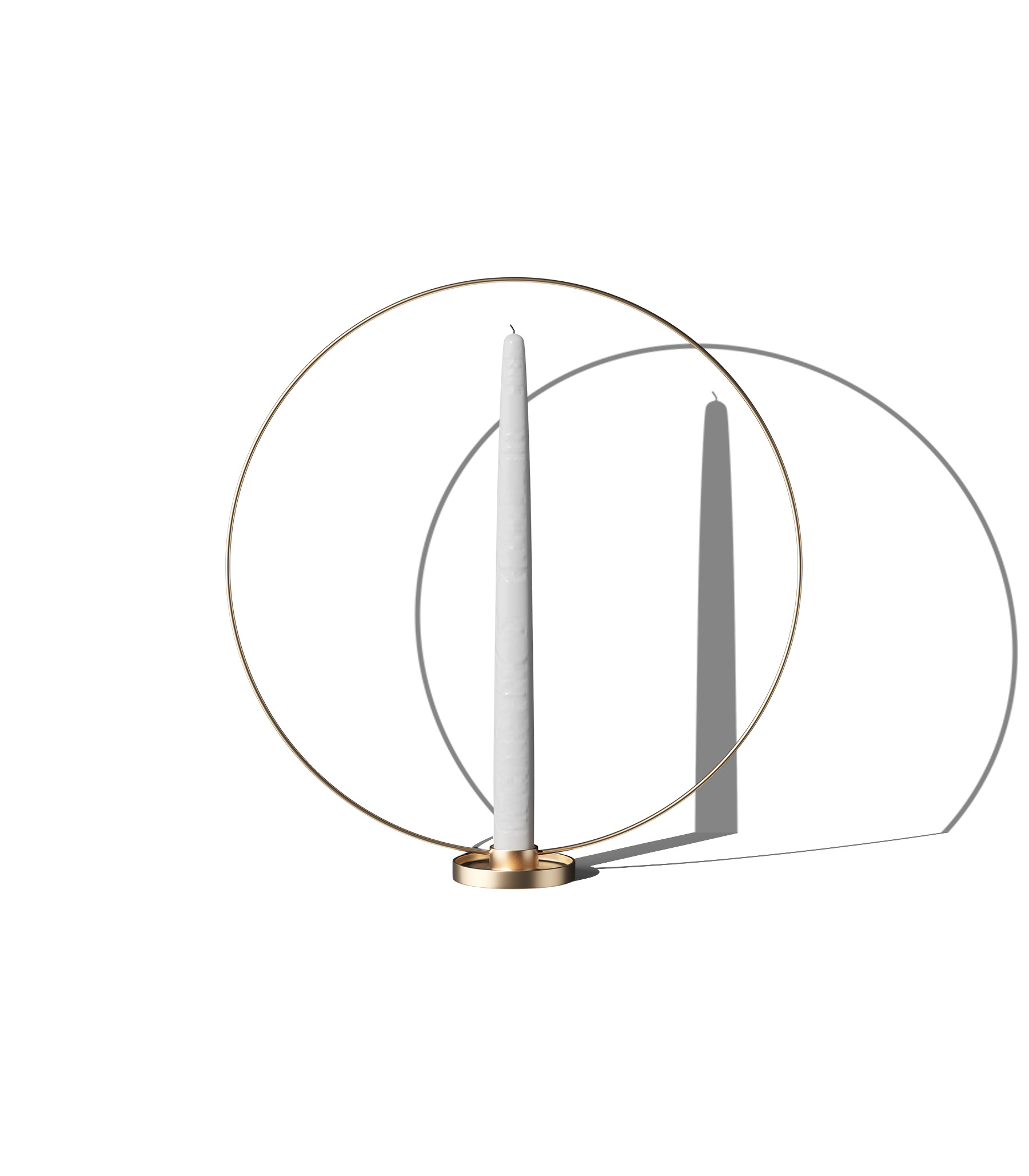 Mockup candle in candlestick v2 front view Mockup Candle In Candlestick V2 Front View