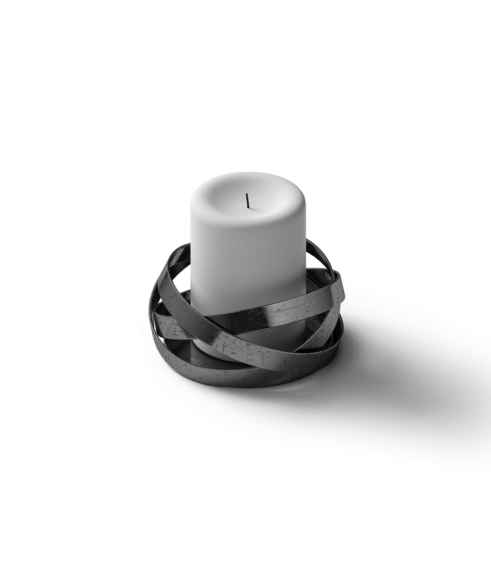 Mockup candle isometric v3 Mockup Candle Isometric V3