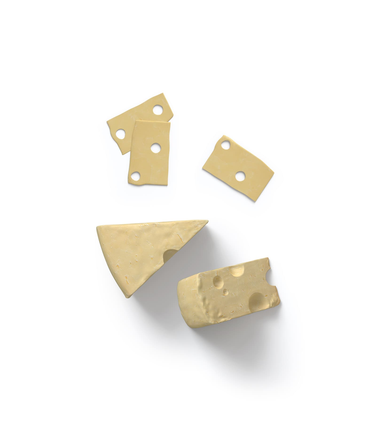 Mockup cheese slices top Mockup Cheese Slices Top
