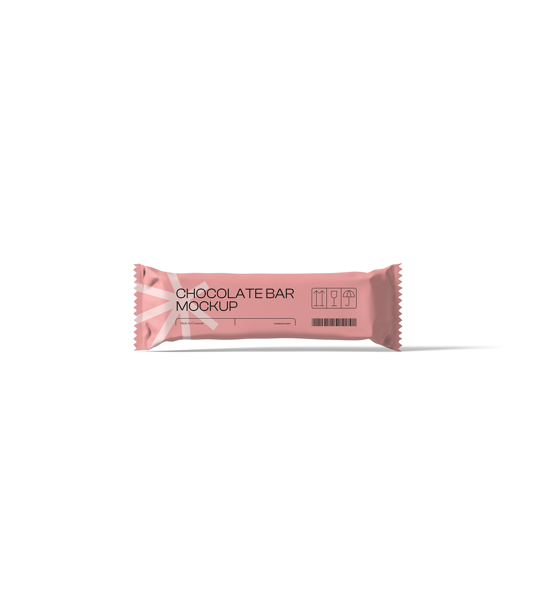 Mockup chocolate bar v4 front view Mockup Chocolate Bar V4 Front View