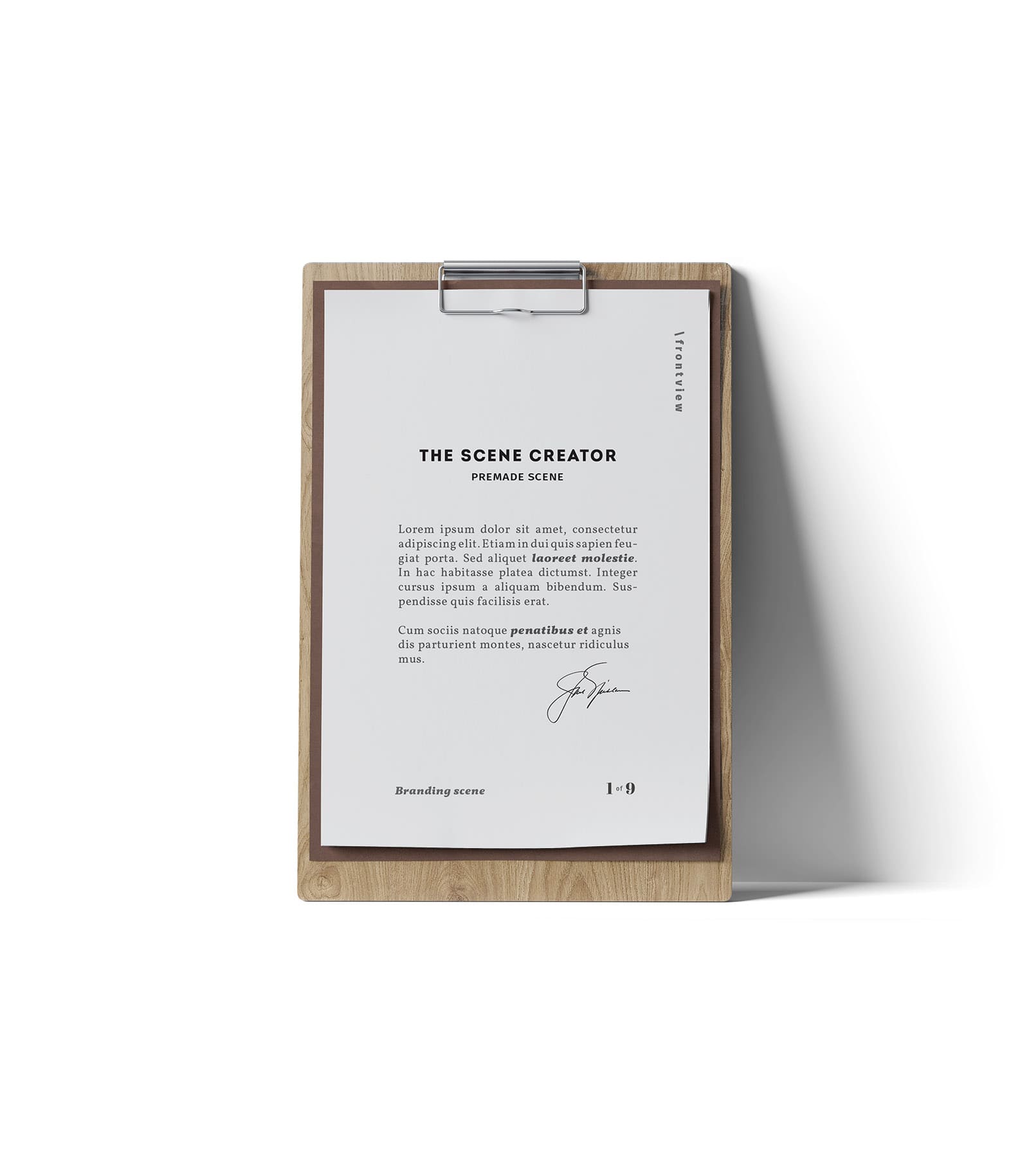 Mockup clipboard front v3 Mockup Clipboard Front V3
