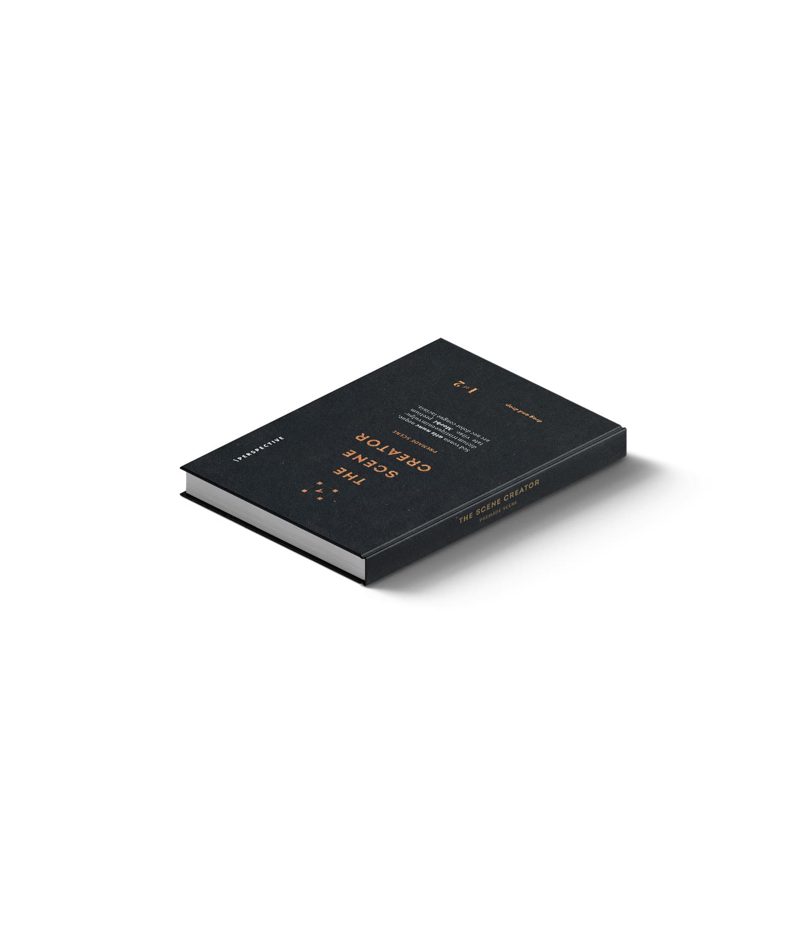 Mockup closed book isometric v4 Mockup Closed Book Isometric V4