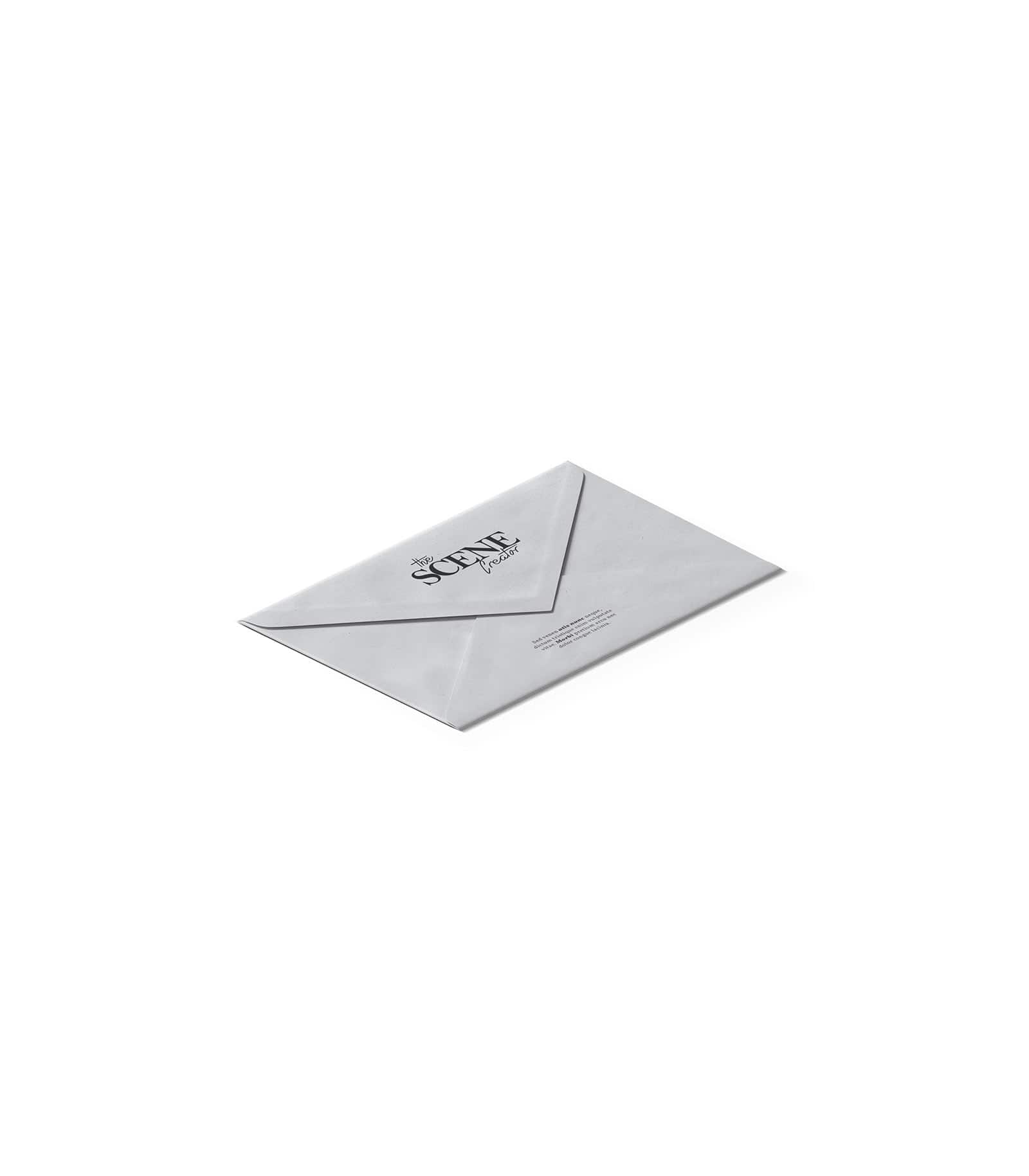 Mockup closed envelope isometric v6 Mockup Closed Envelope Isometric V6