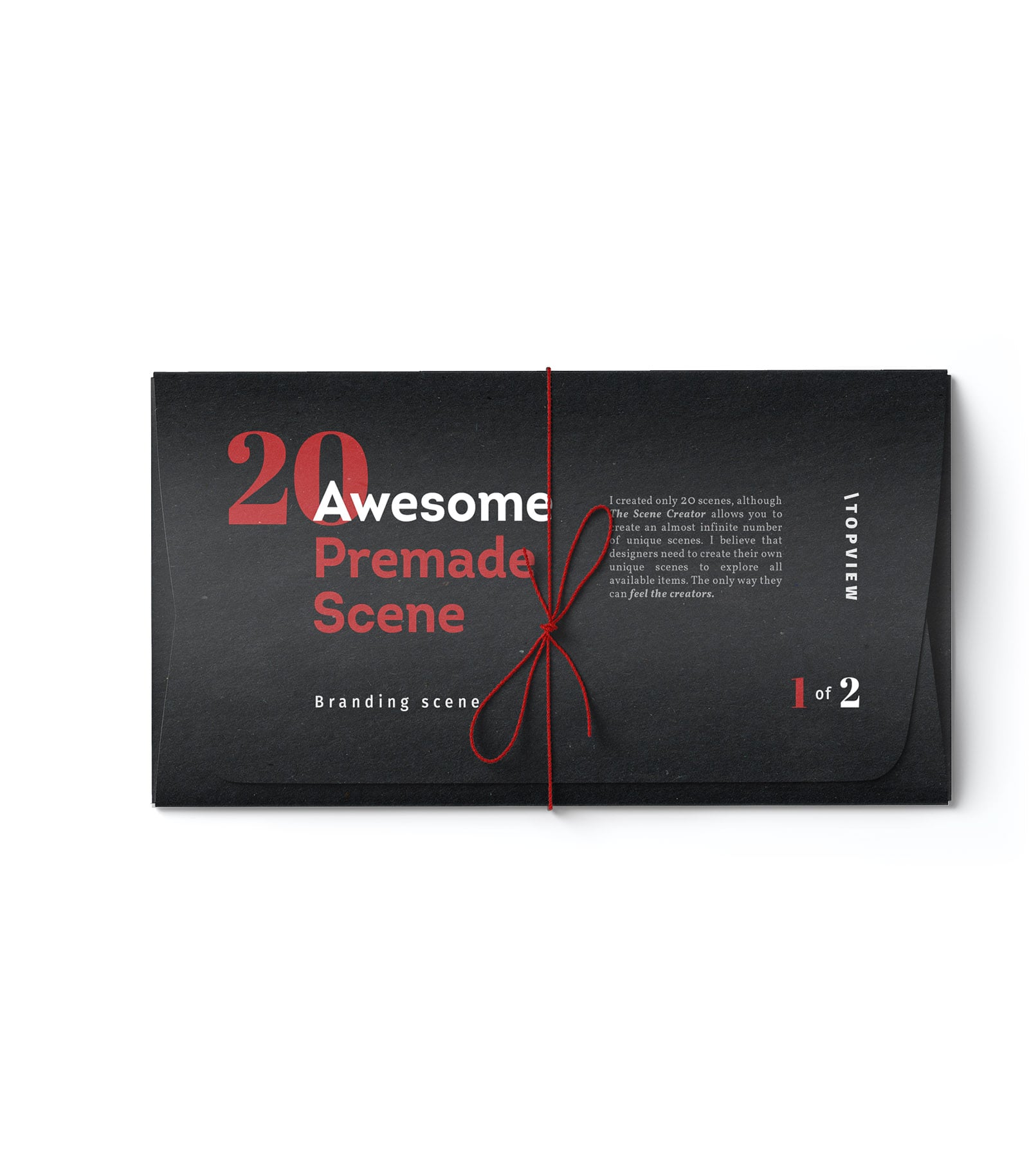 Mockup closed envelope top v2 Mockup Closed Envelope Top V2
