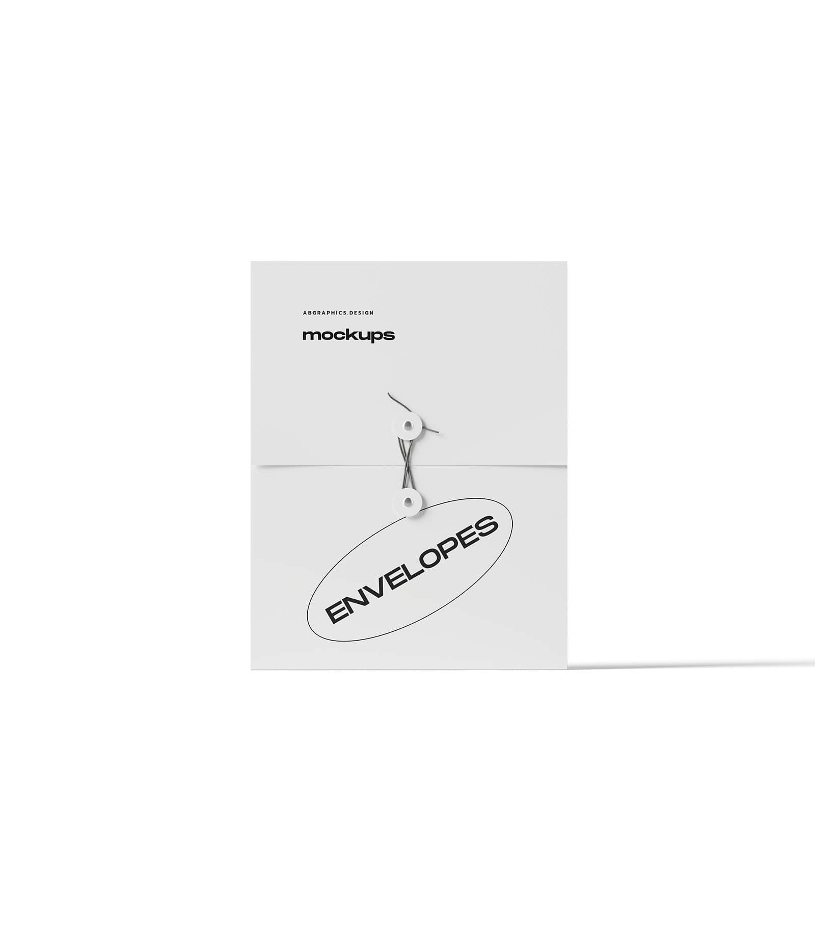 Mockup closed envelope with rope v5 front Mockup Closed Envelope With Rope V5 Front