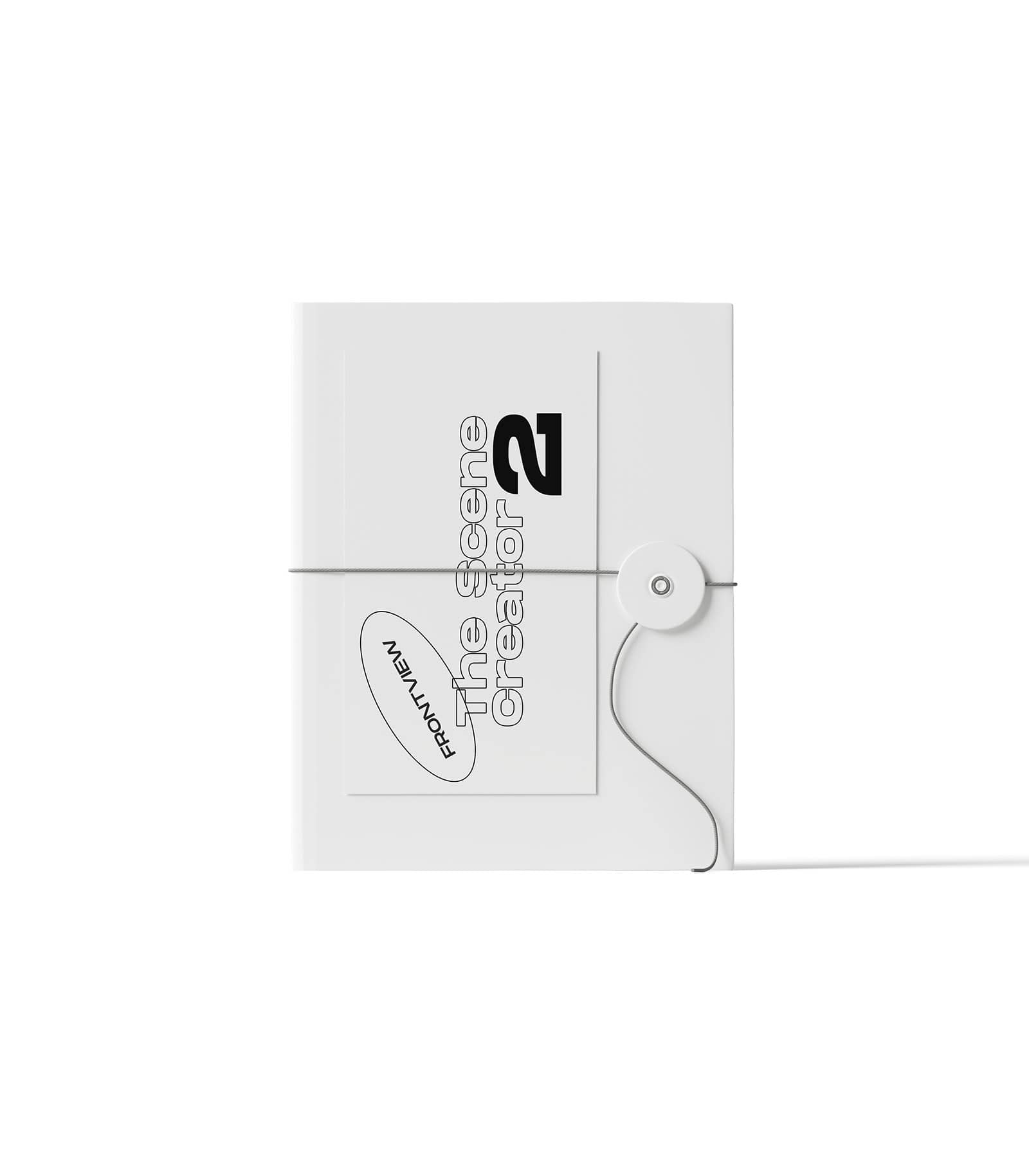 Mockup closed notepad with rope v5 front Mockup Closed Notepad With Rope V5 Front
