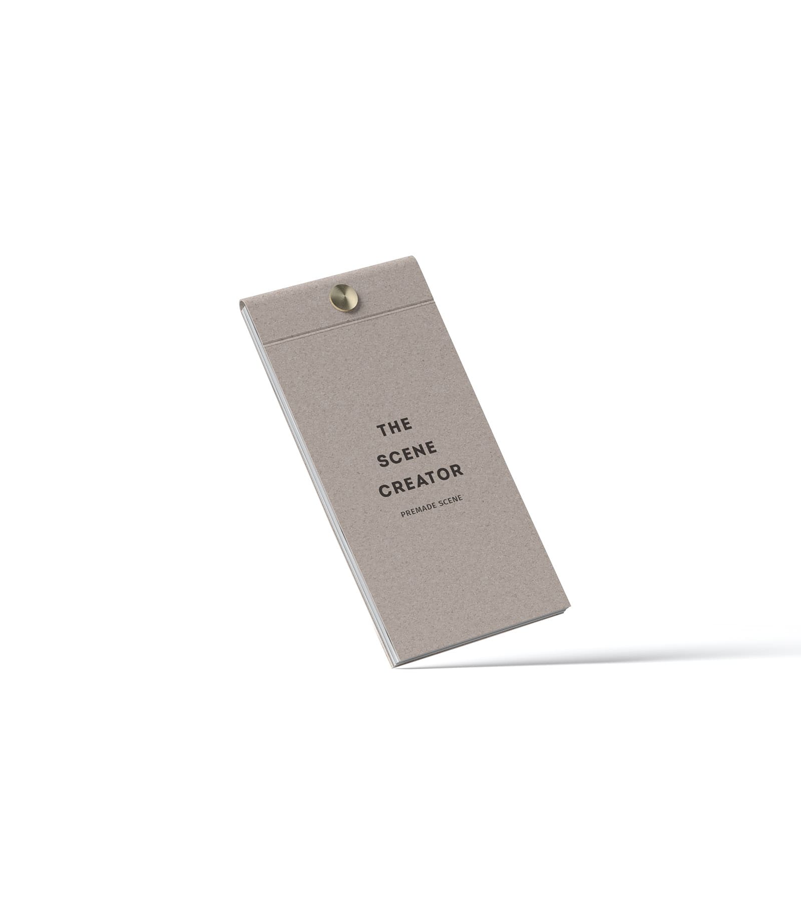 Mockup closed tear off notepad front Mockup Closed Tear Off Notepad Front