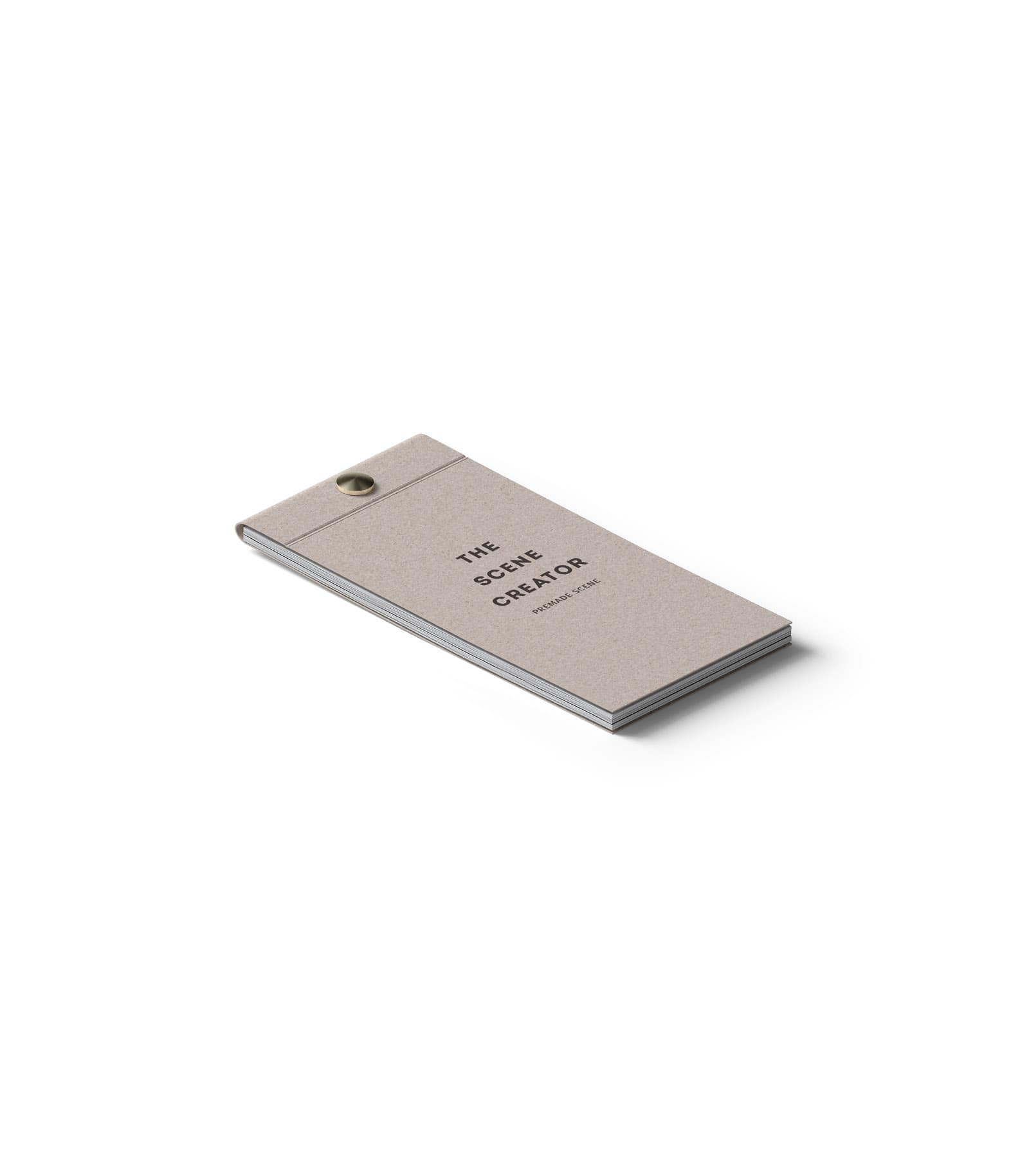 Mockup closed tear off notepad isometric Mockup Closed Tear Off Notepad Isometric
