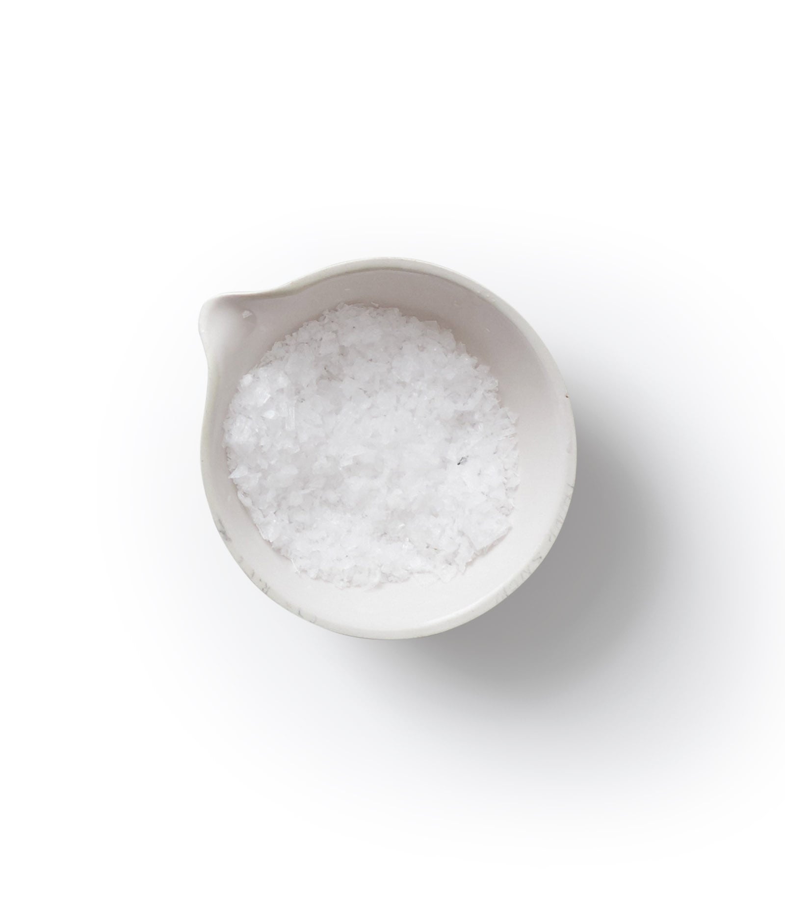 Mockup coarse salt saucer top Mockup Coarse Salt Saucer Top