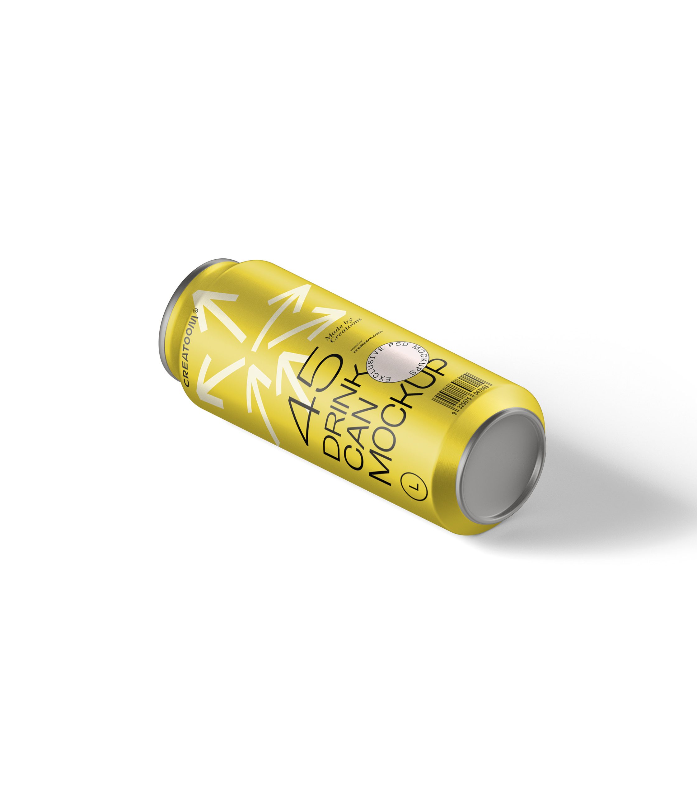 Mockup drink can v23 isometric Mockup Drink Can V23 Isometric