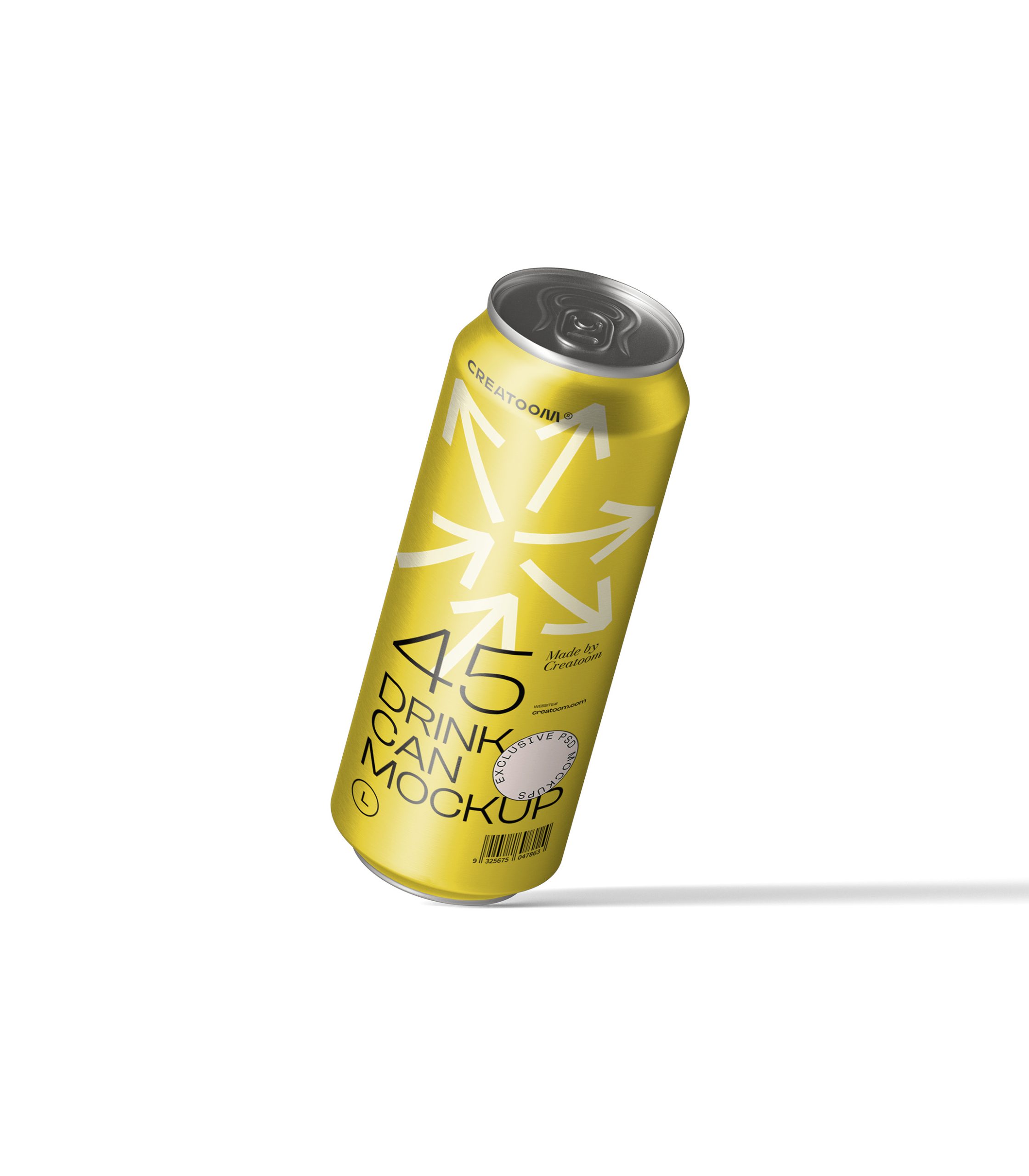 Mockup drink can v24 front view Mockup Drink Can V24 Front View