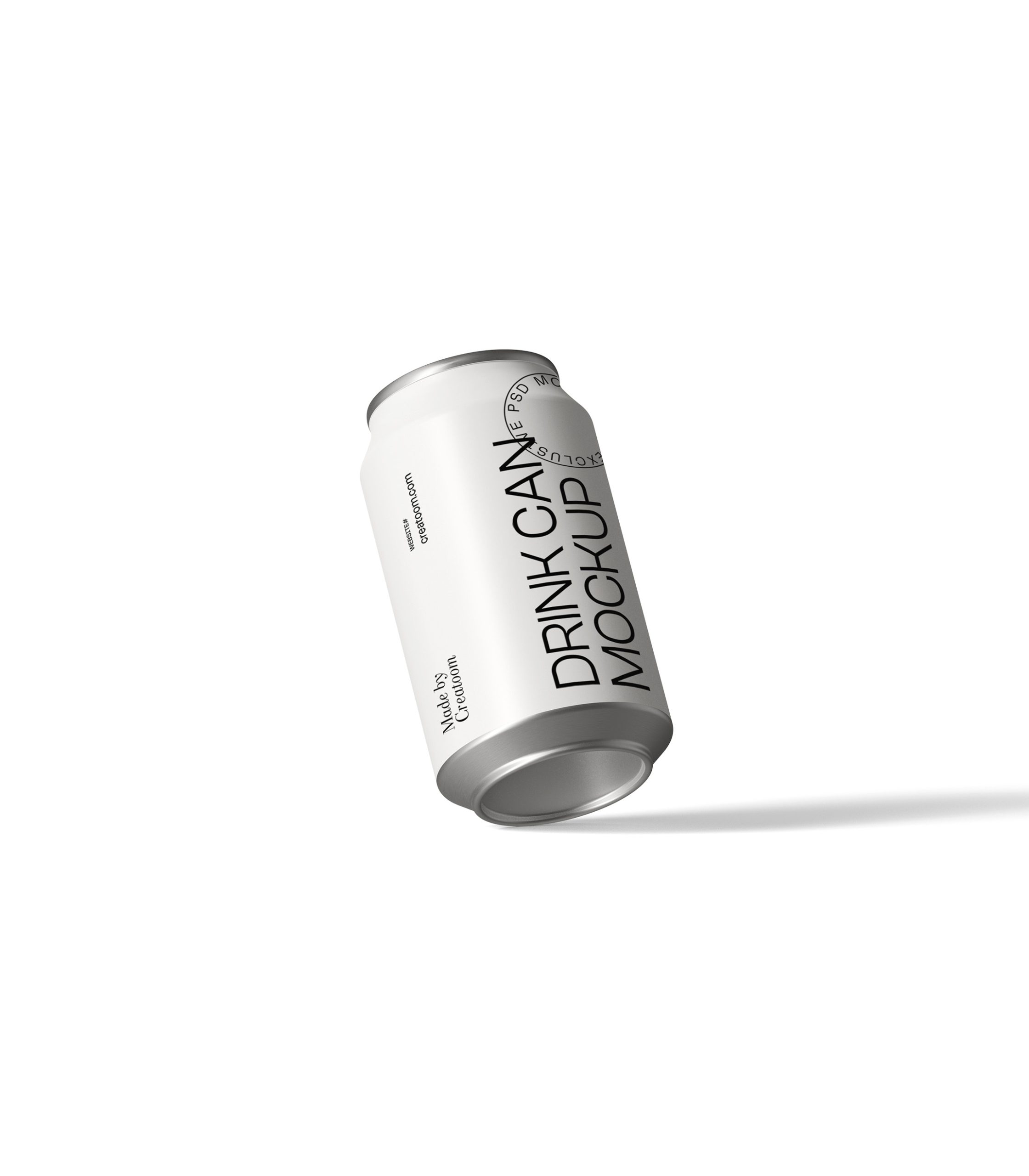 Mockup drink can v38 front view Mockup Drink Can V38 Front View