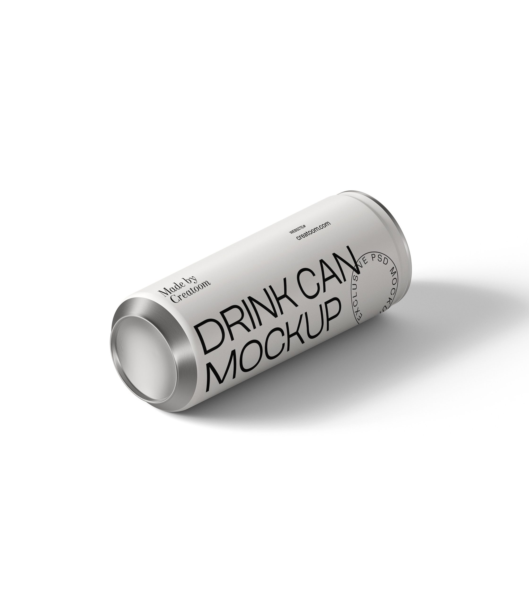 Mockup drink can v9 isometric Mockup Drink Can V9 Isometric
