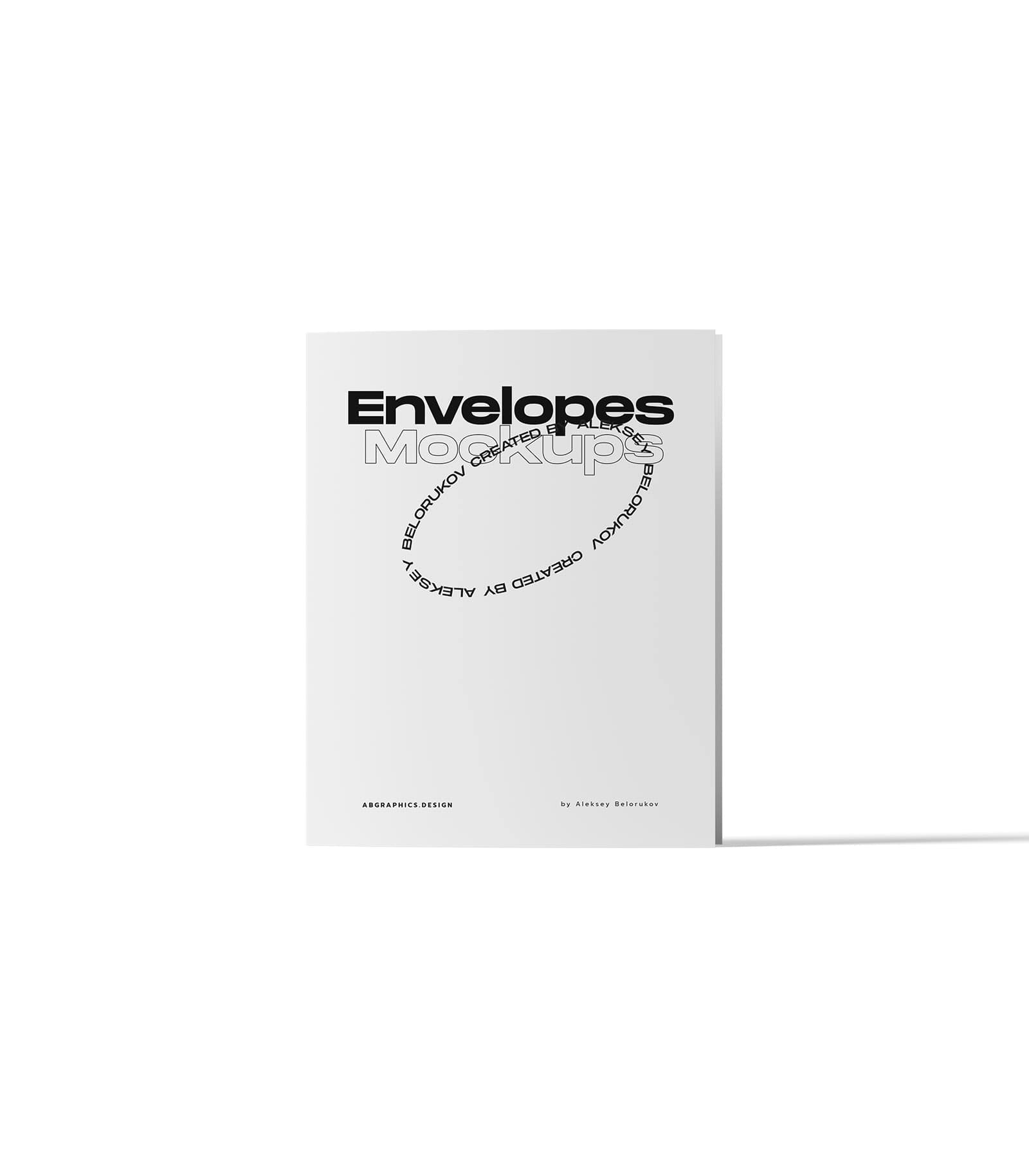 Mockup envelope v1 front Mockup Envelope V1 Front