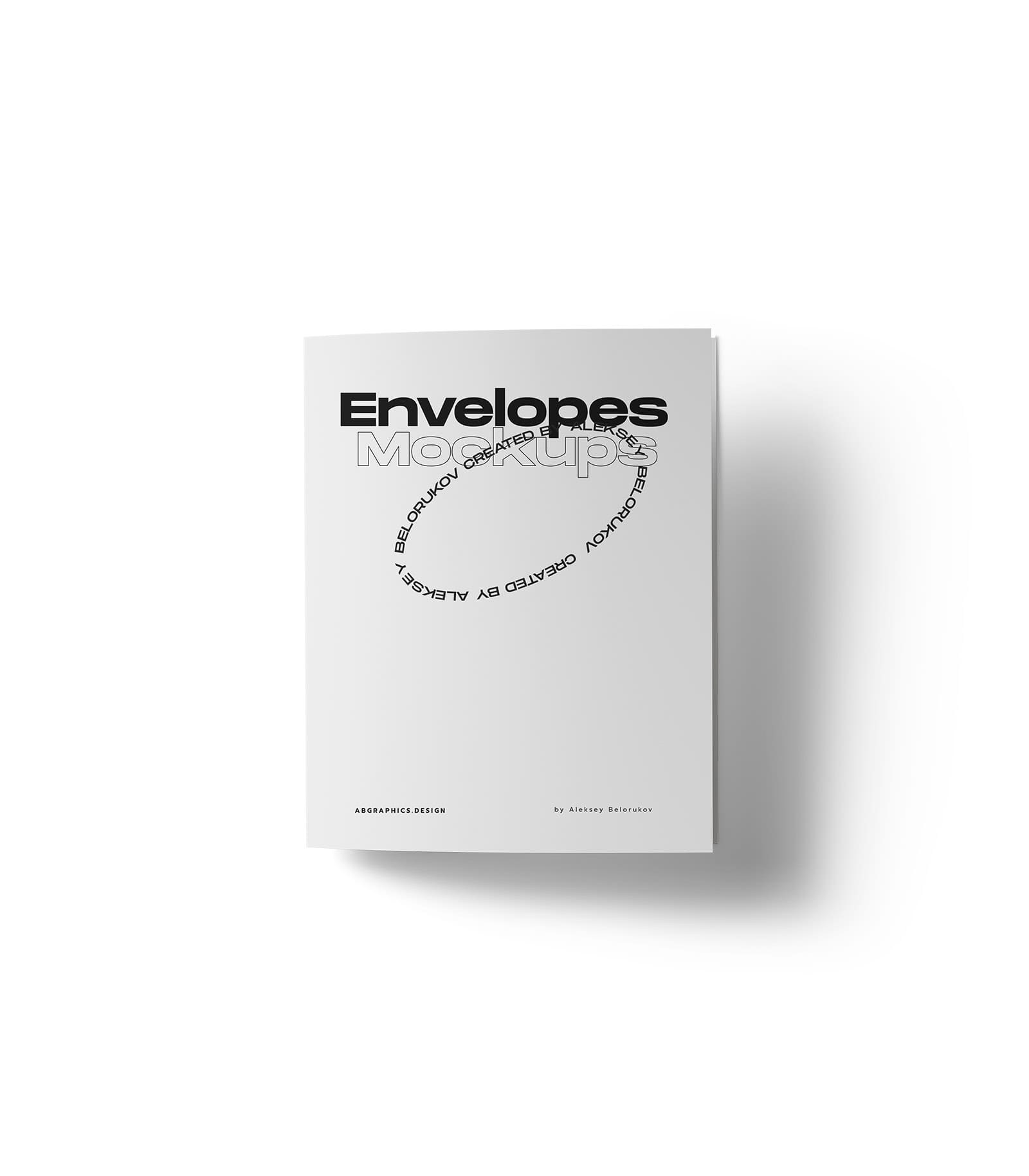 Mockup envelope v1 top Mockup Envelope V1 Top
