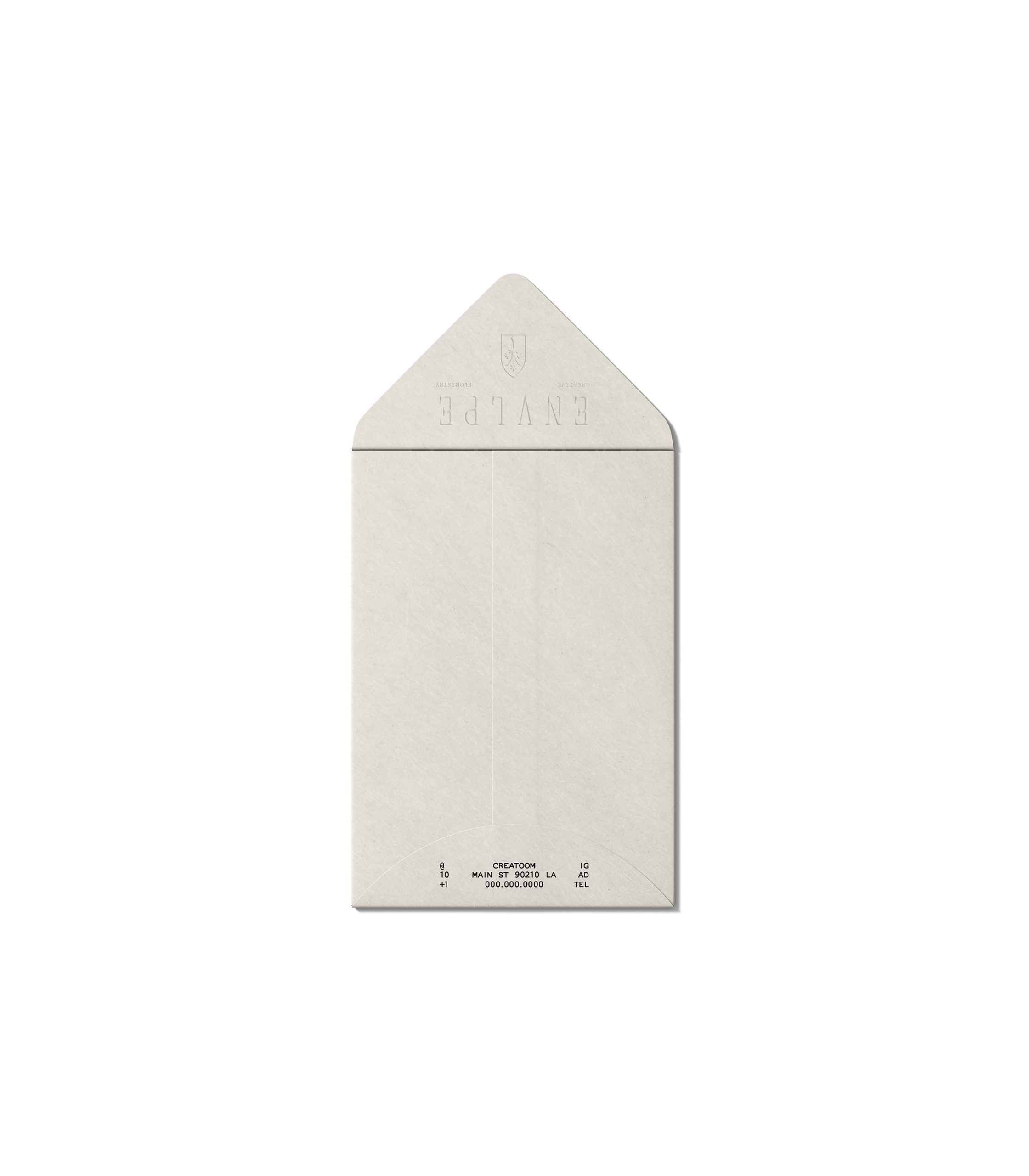 Mockup envelope v8 top view Mockup Envelope V8 Top View