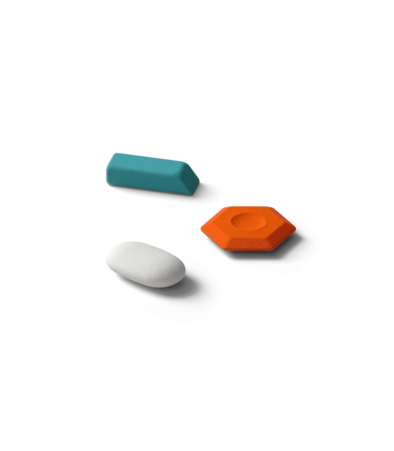 Mockup erasers isometric Mockup Erasers Isometric