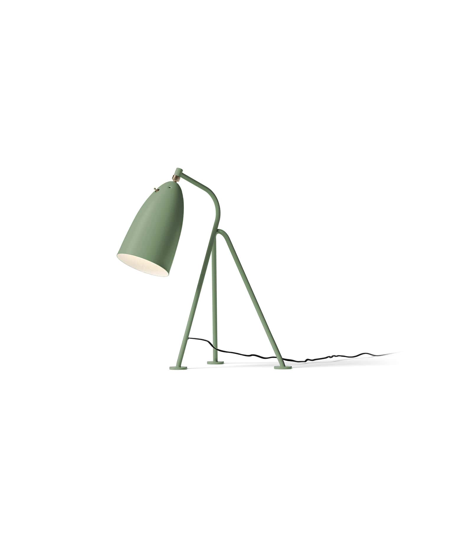 Mockup green table lamp front Mockup Green Table Lamp Front