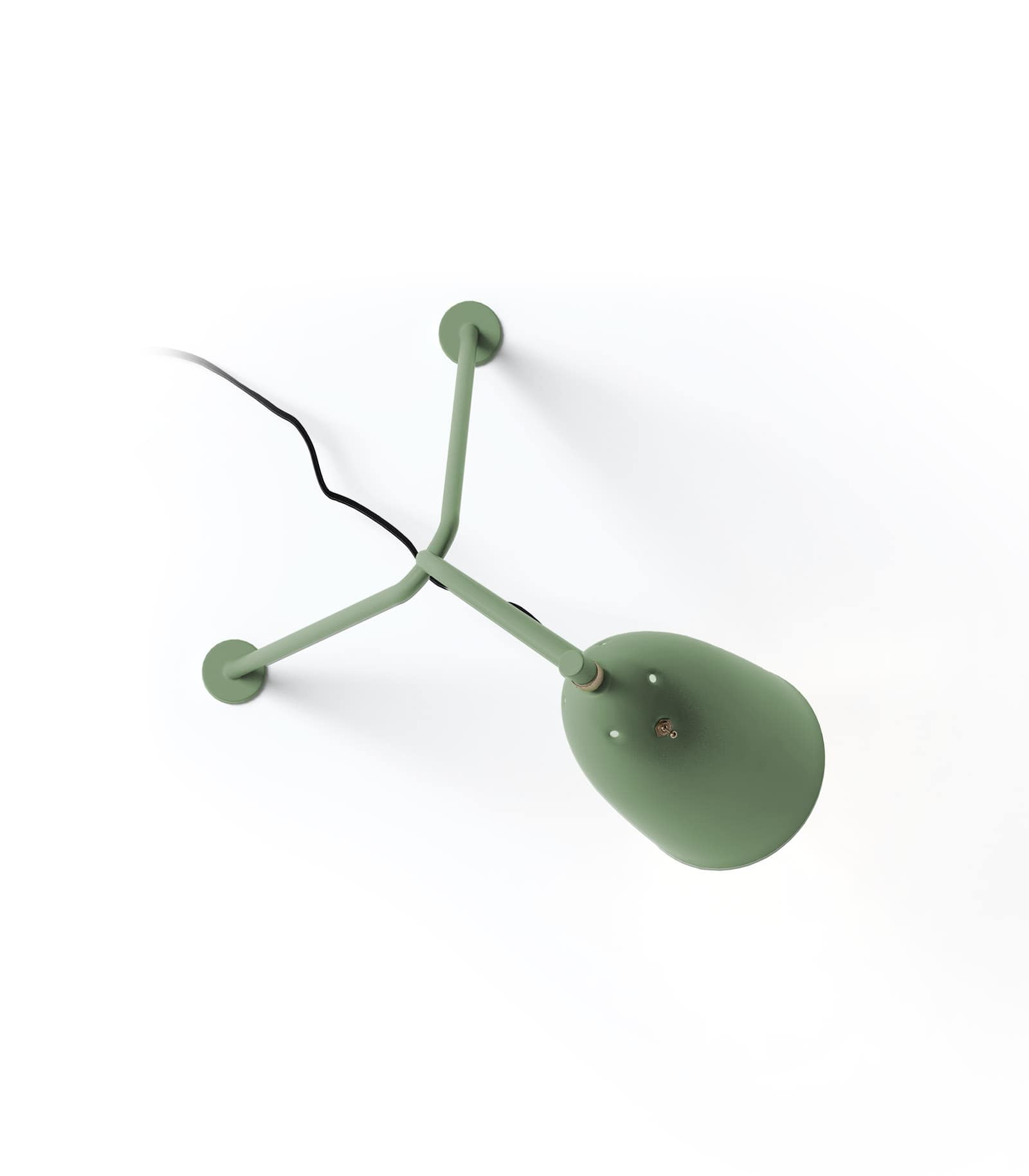 Mockup green table lamp top Mockup Green Table Lamp Top