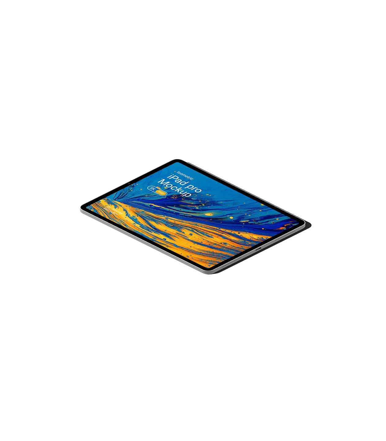 Mockup ipad pro 2020 v3 isometric Mockup Ipad Pro 2020 V3 Isometric