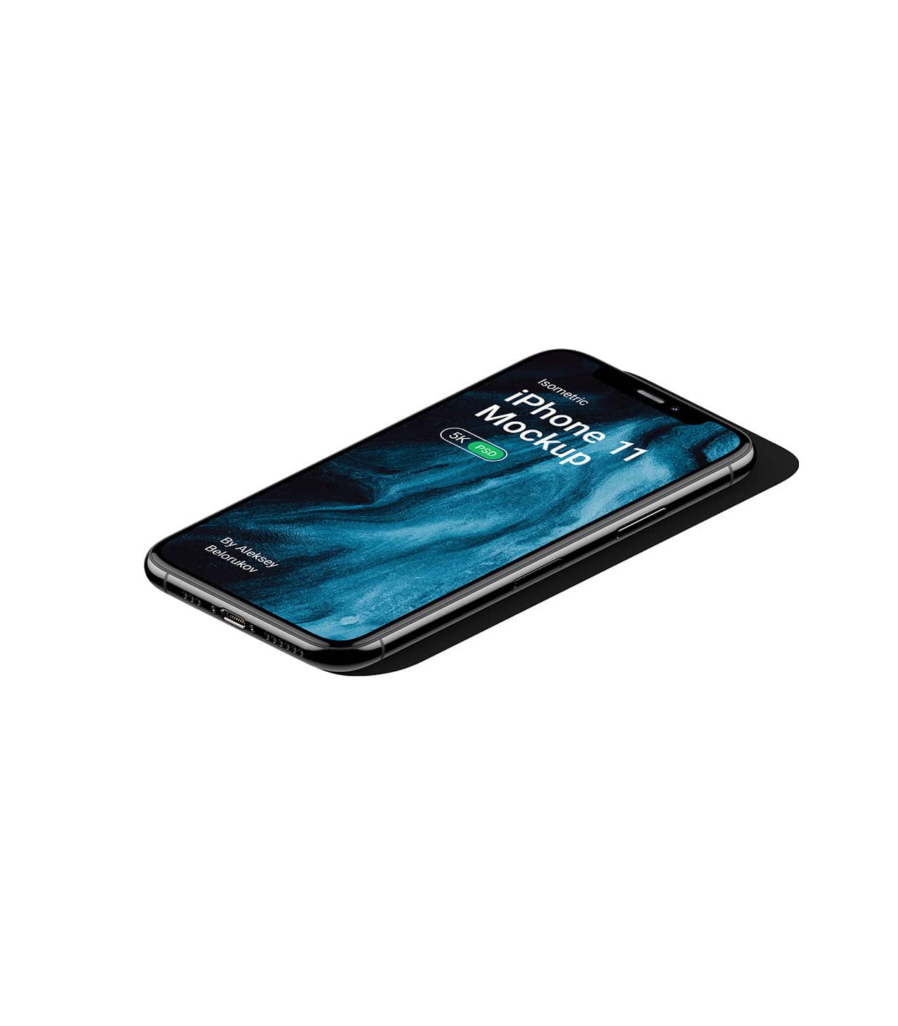 Mockup iphone 11 pro 2020 v2 isometric Mockup Iphone 11 Pro 2020 V2 Isometric