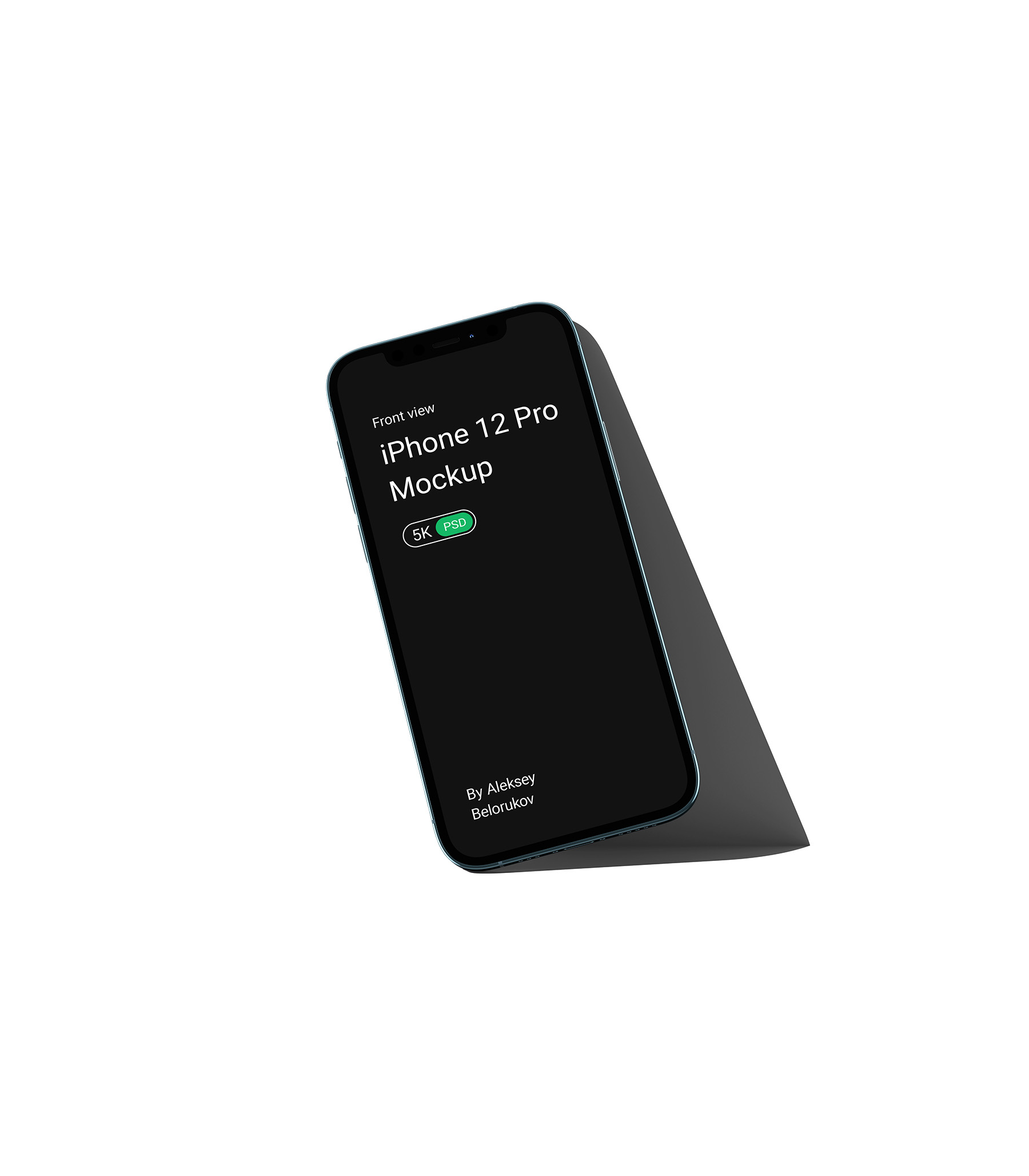 Mockup iphone 12 pro 2020 v4 front view Mockup Iphone 12 Pro 2020 V4 Front View