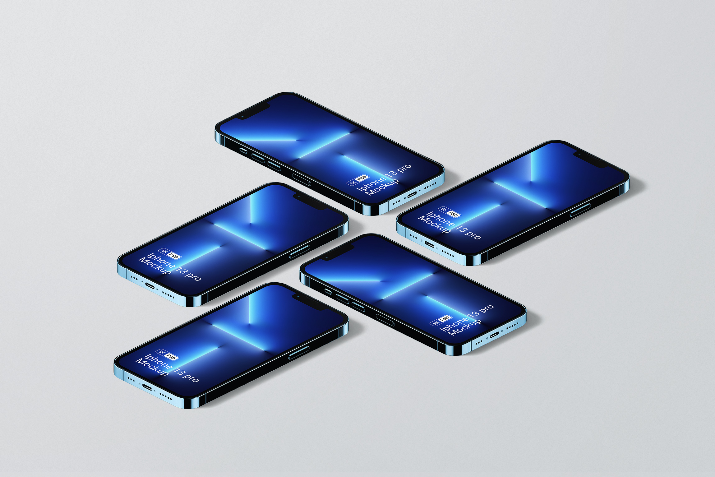 Mockup iphone 13 pro v4 isometric Mockup Iphone 13 Pro V4 Isometric