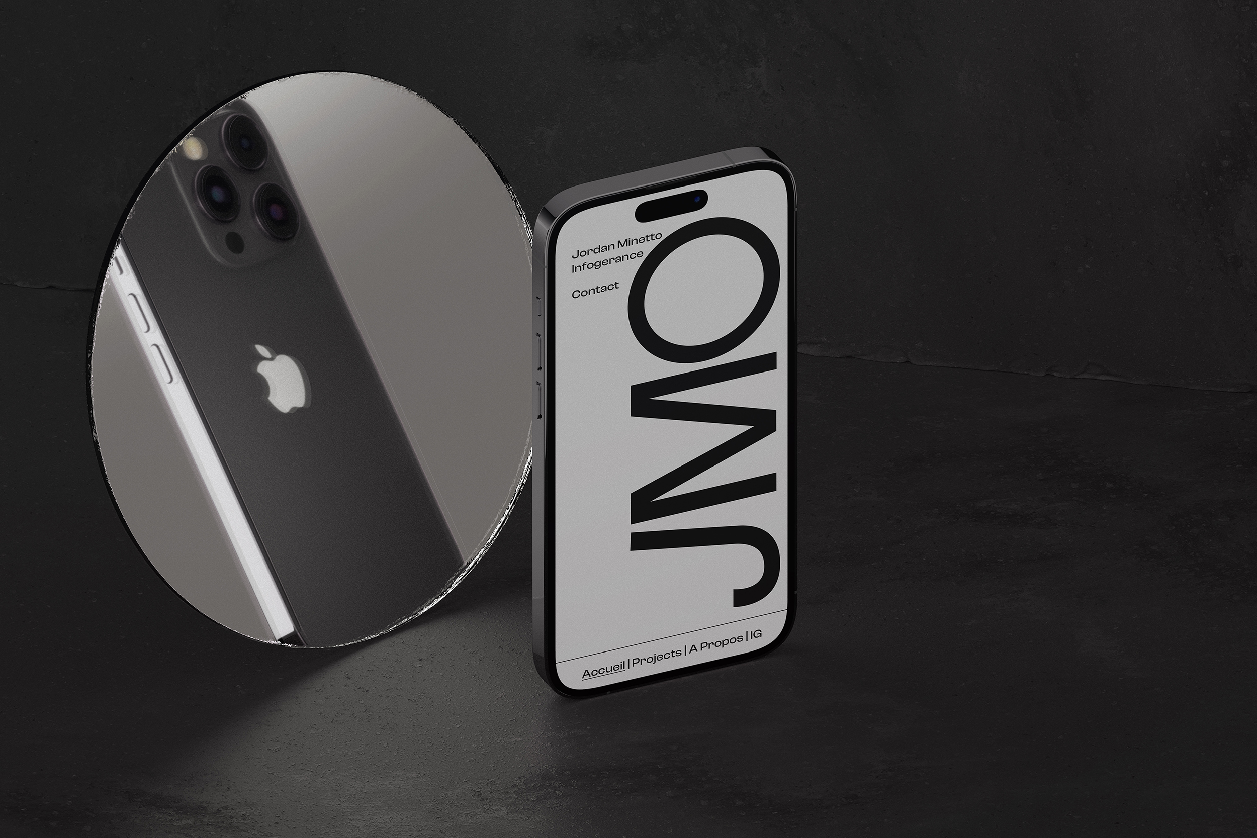 Mockup iphone 14 pro with mirror v1 isometric Mockup Iphone 14 Pro With Mirror V1 Isometric