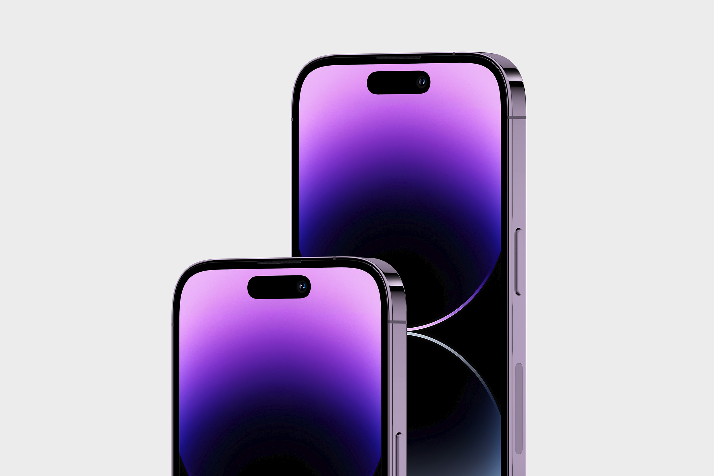 Mockup iphone 14 pro on white background v5 front view Mockup Iphone 14 Pro On White Background V5 Front View