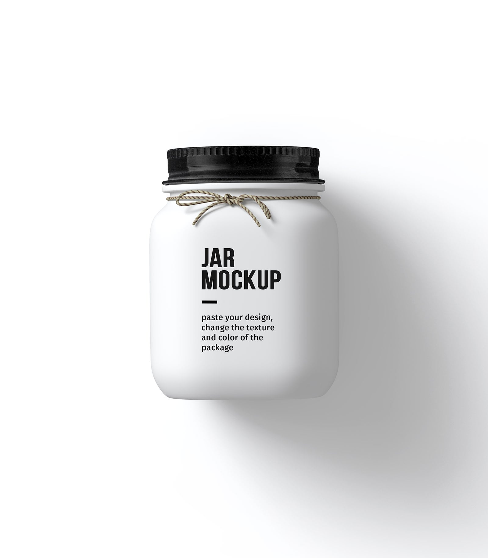 Mockup jar top Mockup Jar Top