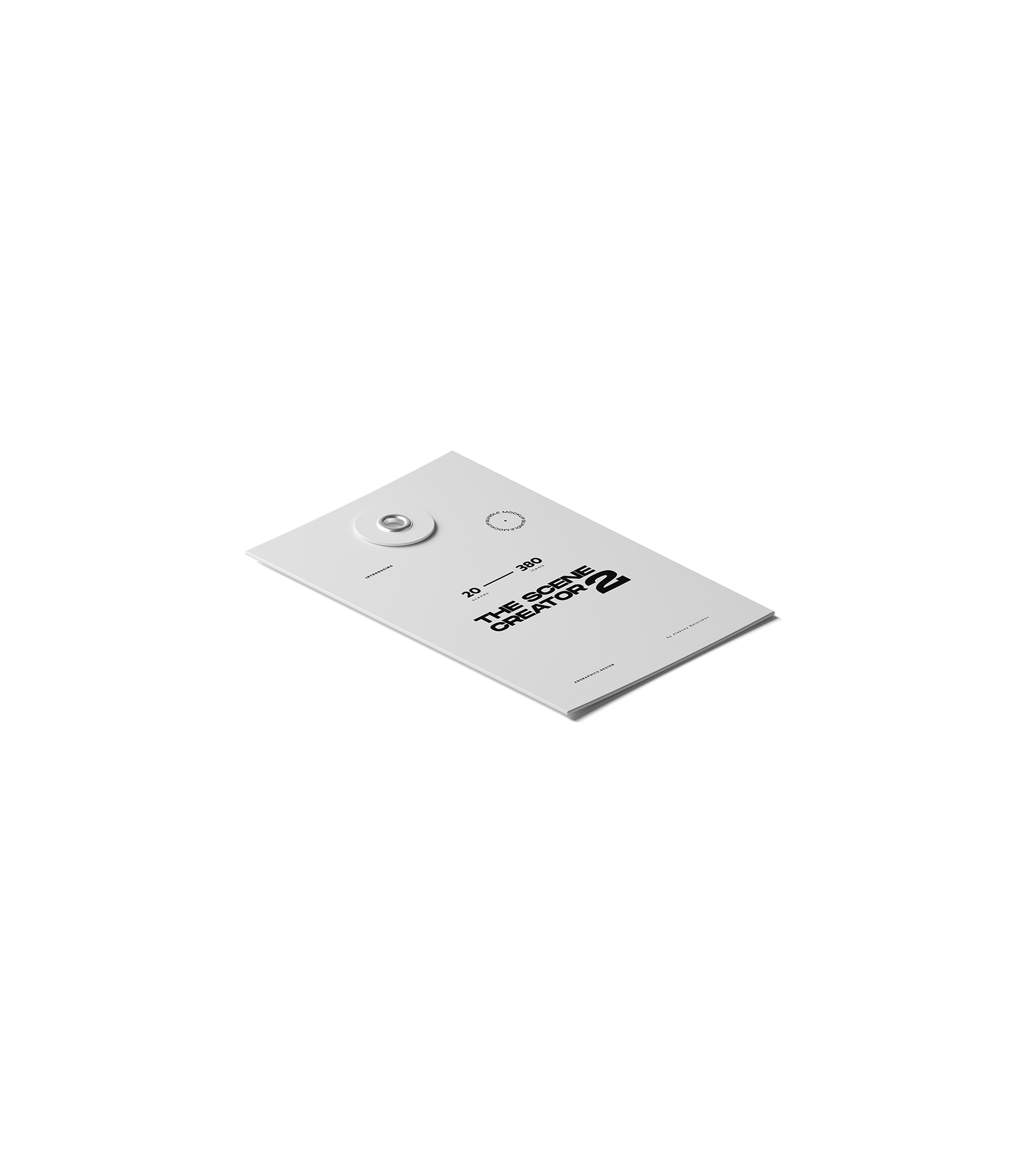 Mockup label v1 isometric Mockup Label V1 Isometric