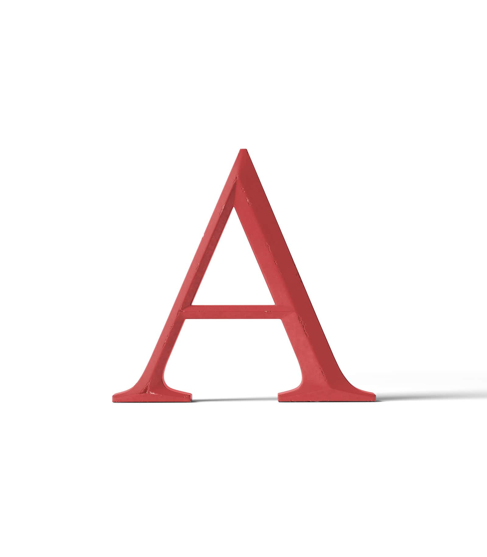 Mockup letter a front Mockup Letter A Front