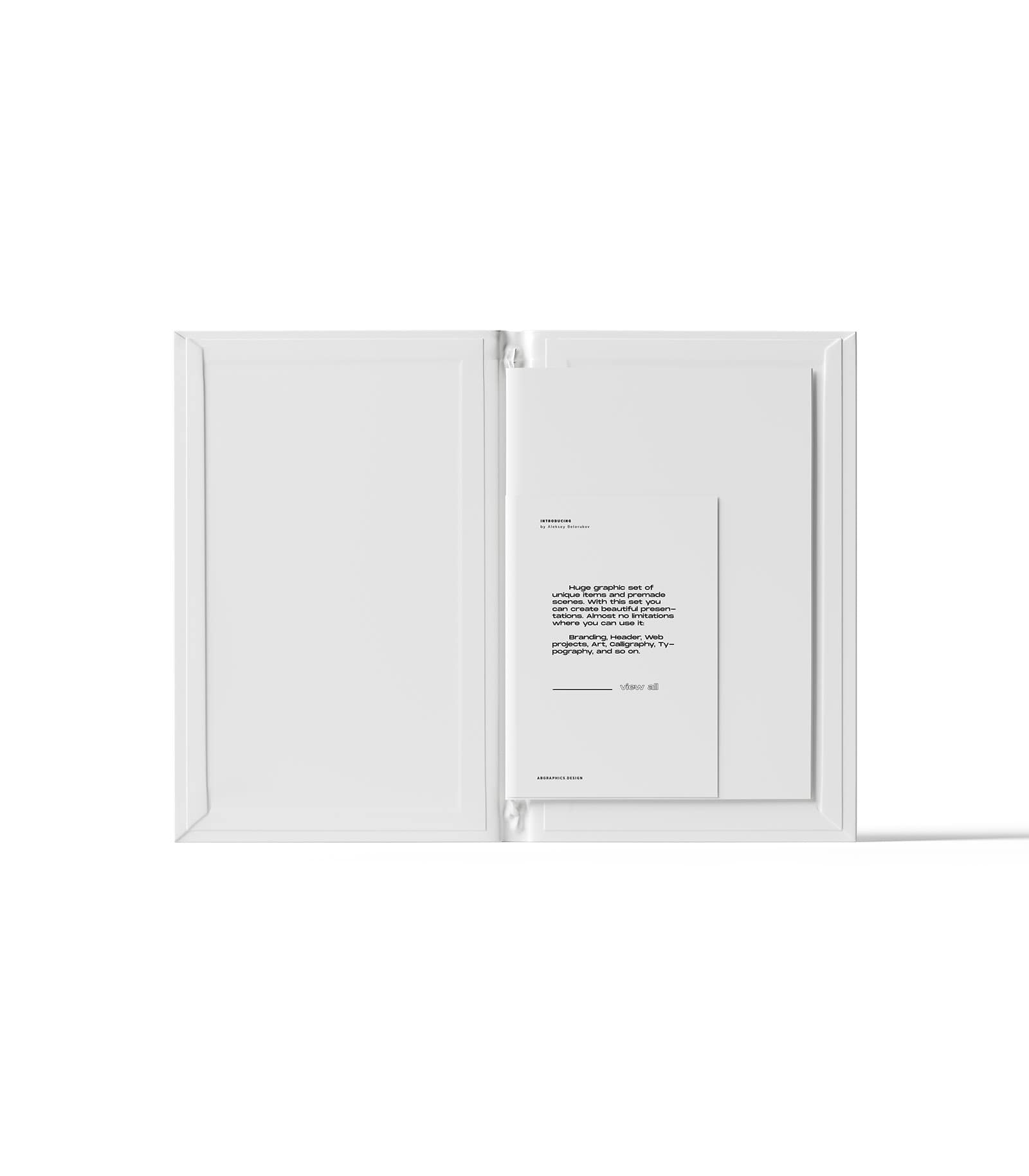 Mockup open book v2 front Mockup Open Book V2 Front