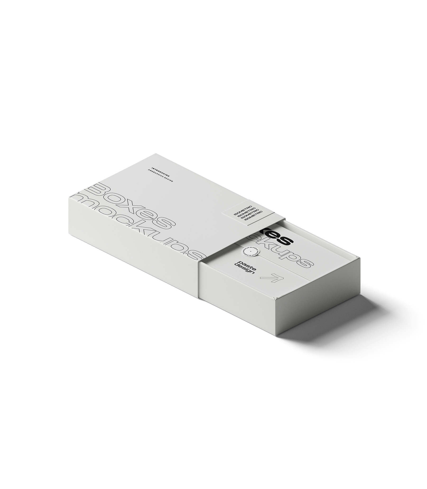 Mockup open box v2 isometric Mockup Open Box V2 Isometric